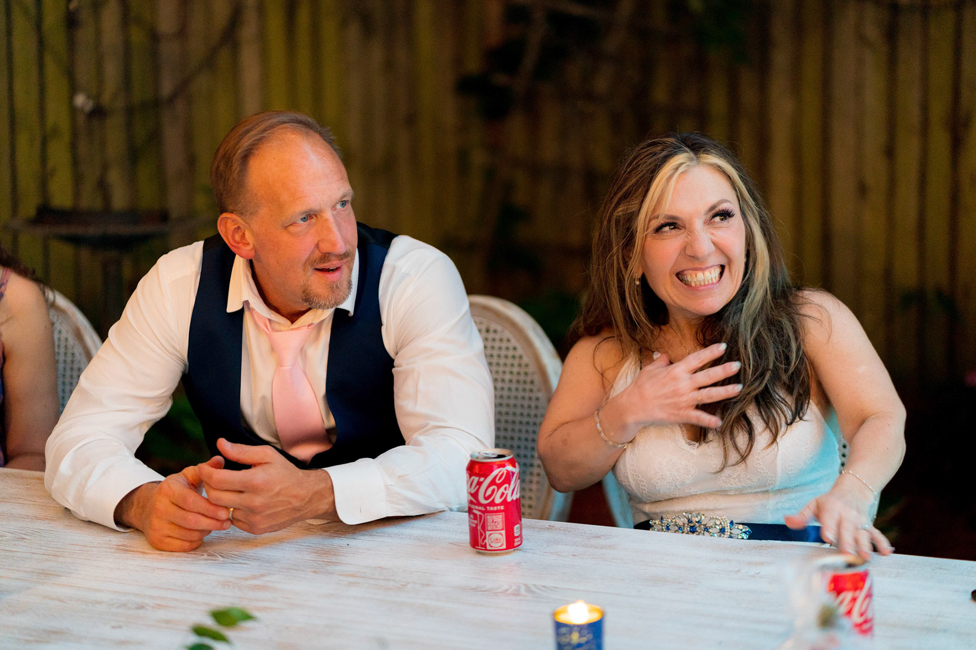 Marina and Mike’s intimate wedding at their home in Arlington, VA.