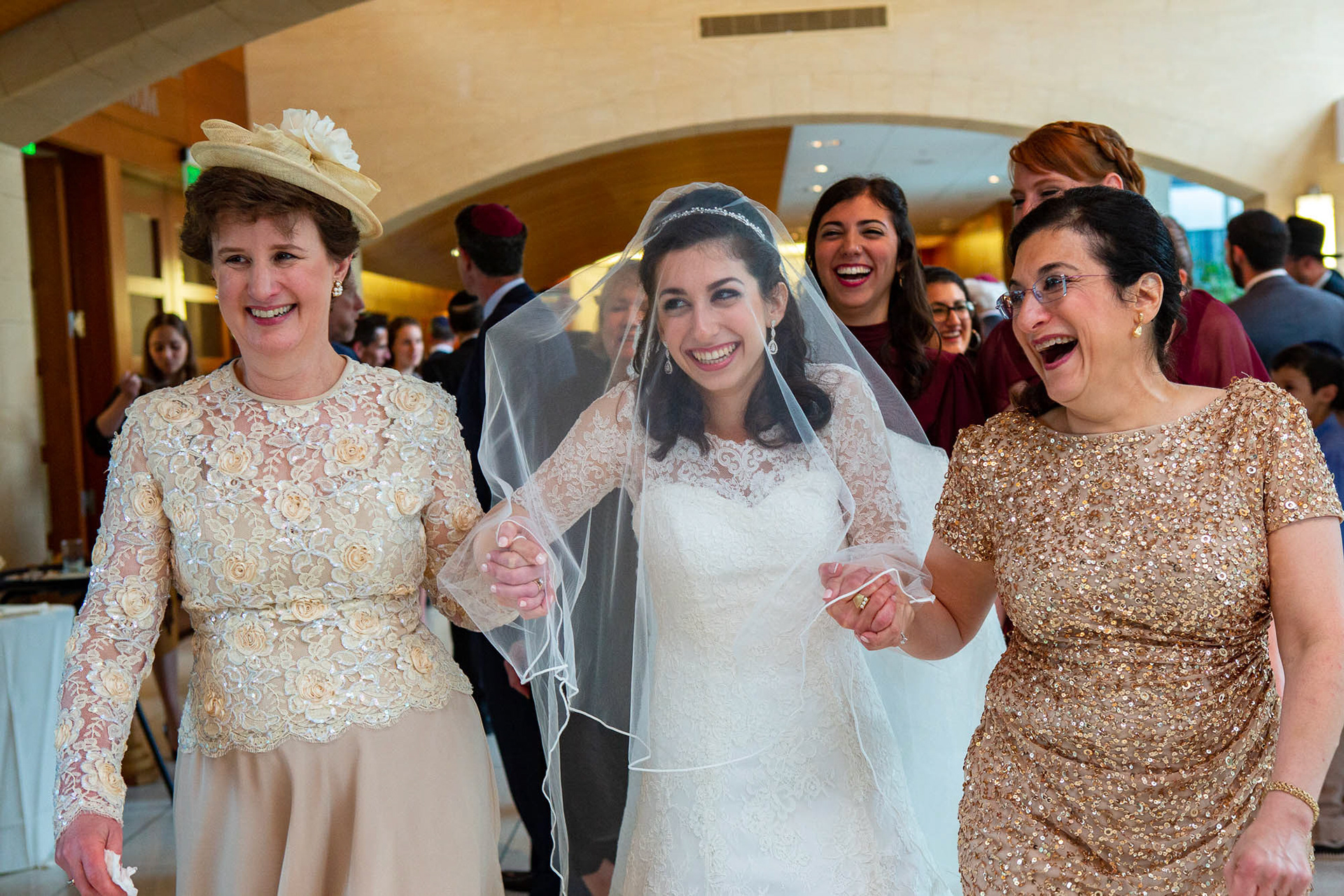 Arienne and Avi wed at Beth Tfiloh on Sunday, June10, 2018.