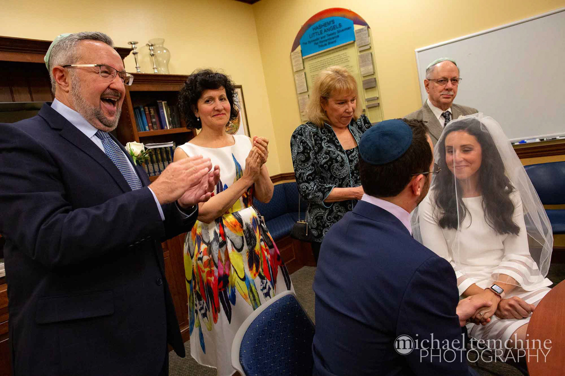 Julie and Michael wed at Moses Montefiore in Baltimore, MD on Sunday, May 5, 2019.