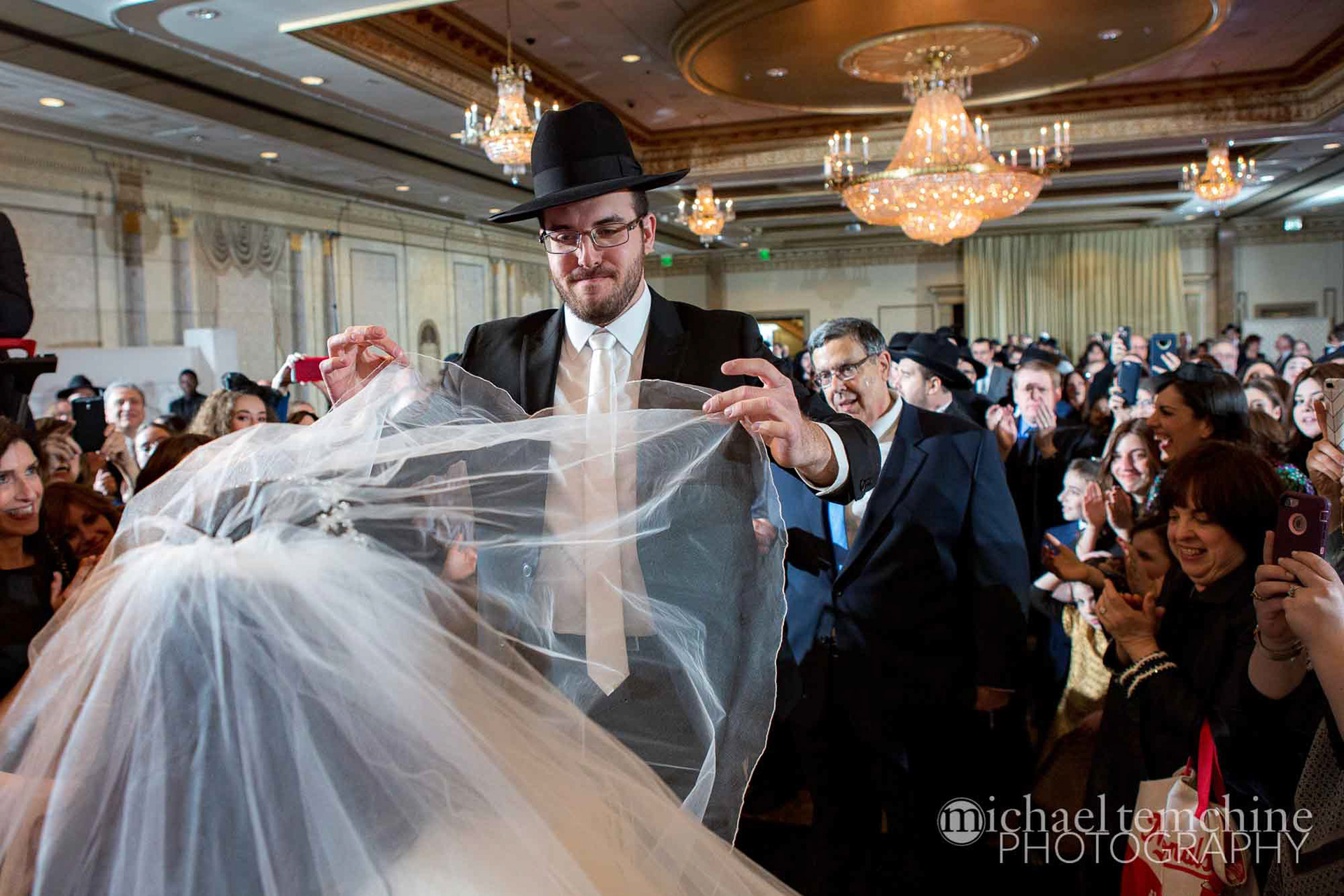 Tali and John's Frum Orthodox Jewish wedding at the Valley Mansion, Baltimore, MD on Sunday, March 17, 2019.