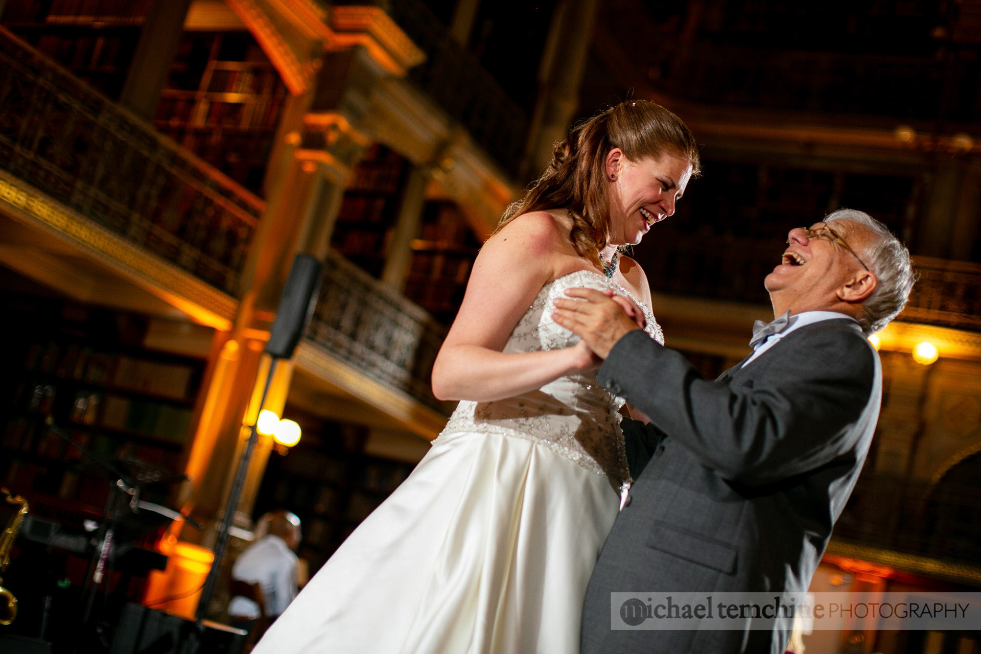 Denise and Sylvain's Peabody Institute wedding on March 2, 2019 in Baltimore, MD