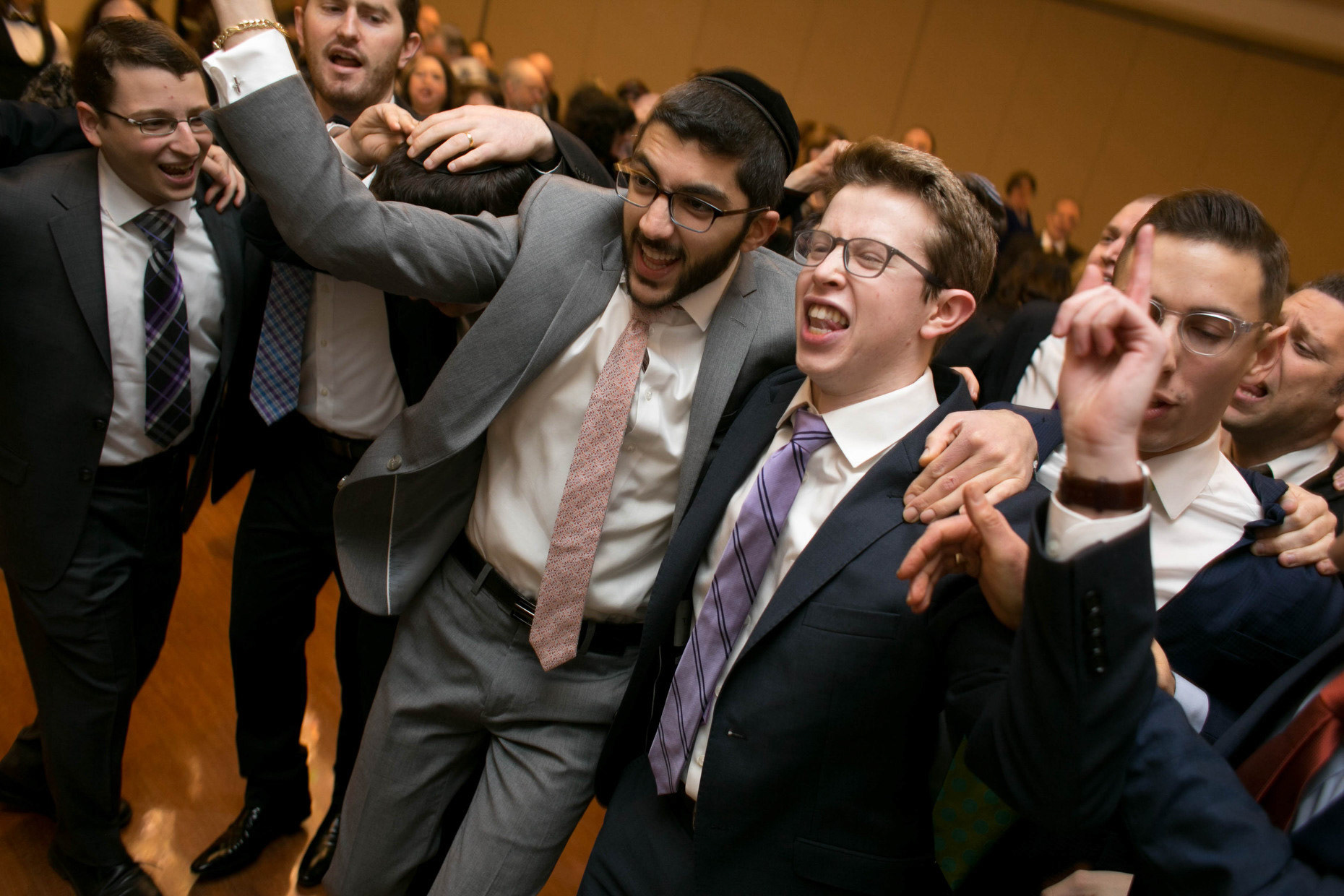 Rebecca and Gavriel's wedding at Shomrei Emunah on Sunday, November 22, 2015.