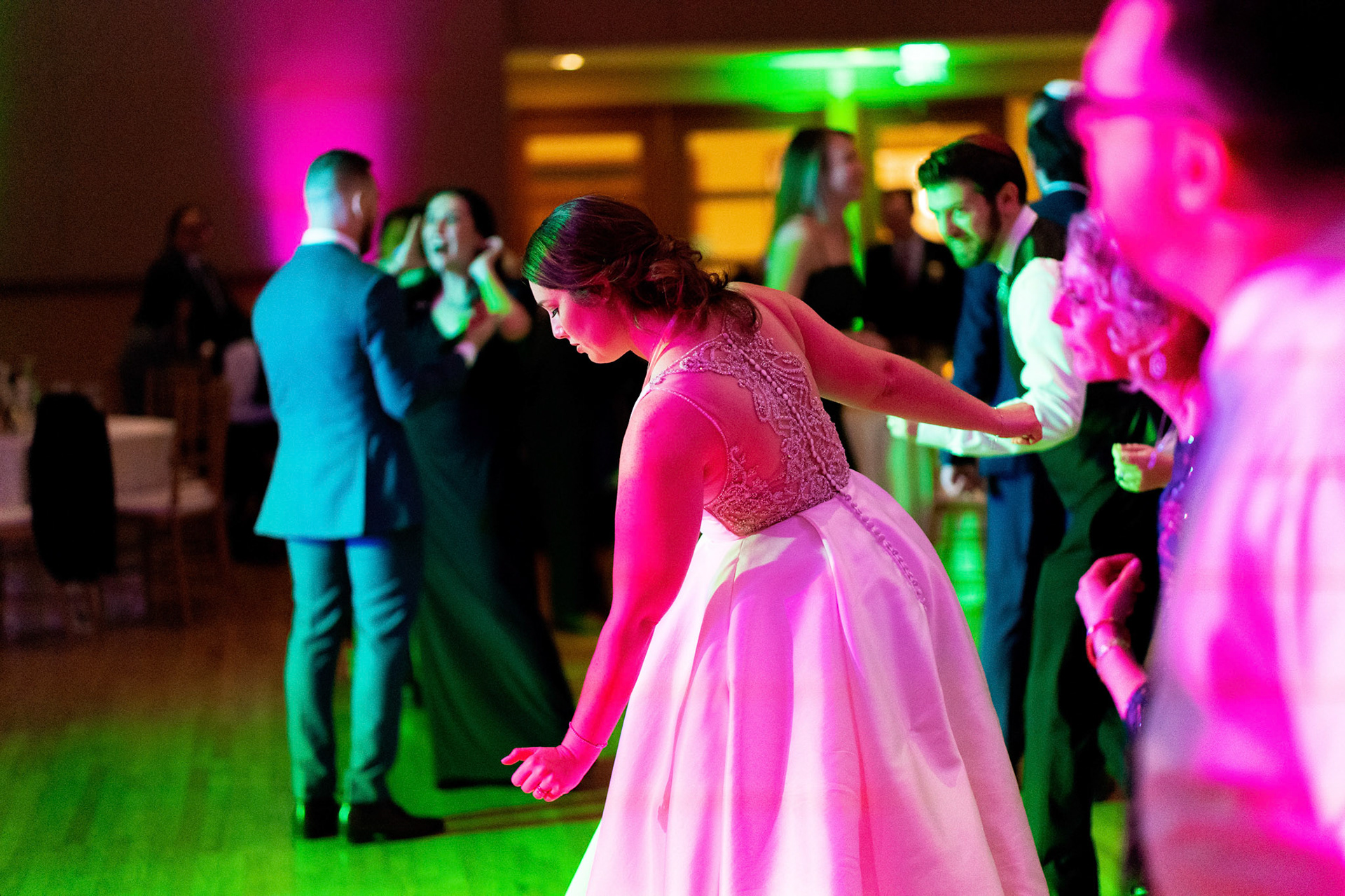 Wedding of Rebecca and Elliot at Beth Tfiloh in Pikesville, MD on Sunday, December 12, 2021.