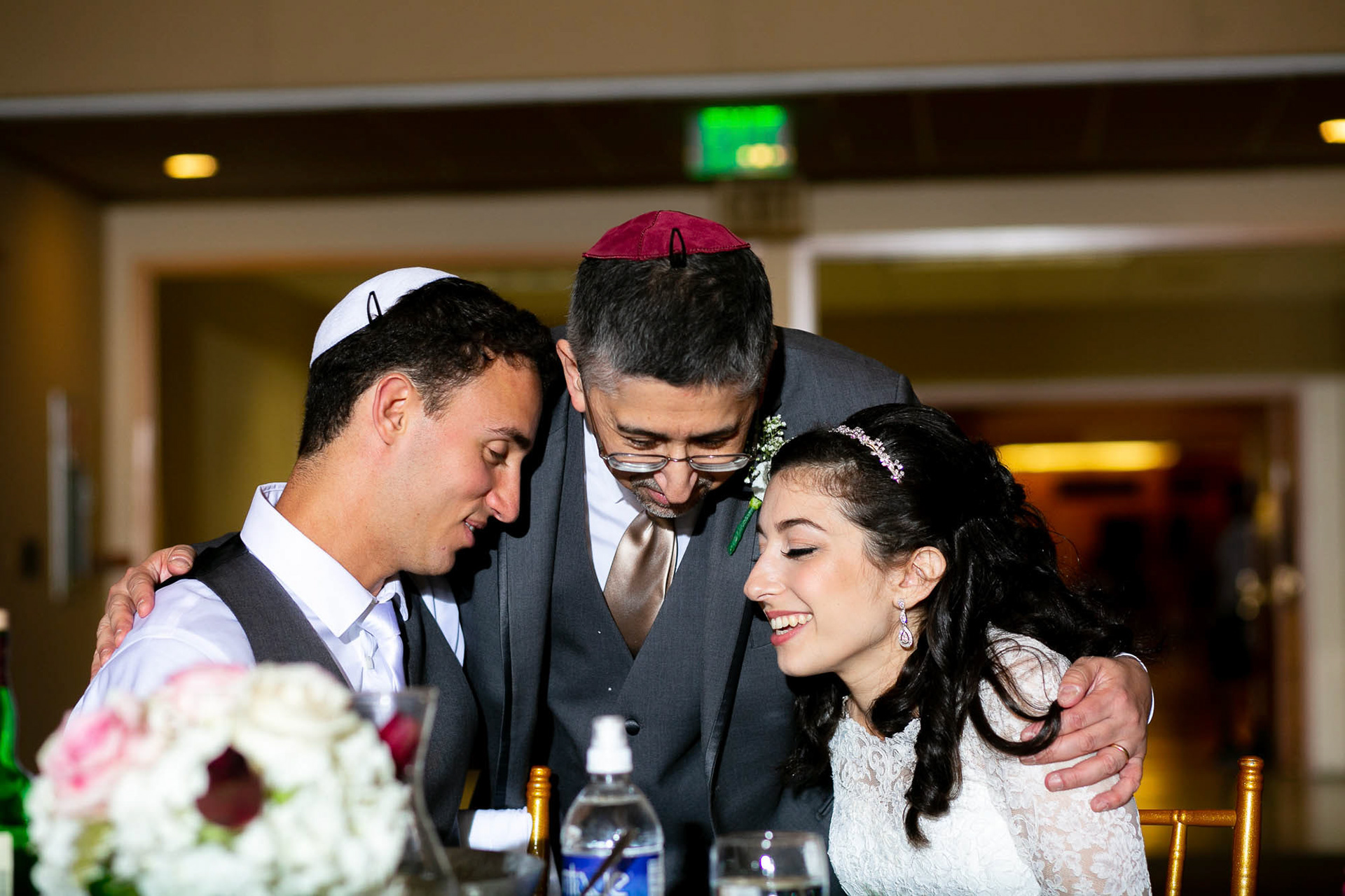 Arienne and Avi wed at Beth Tfiloh on Sunday, June10, 2018.