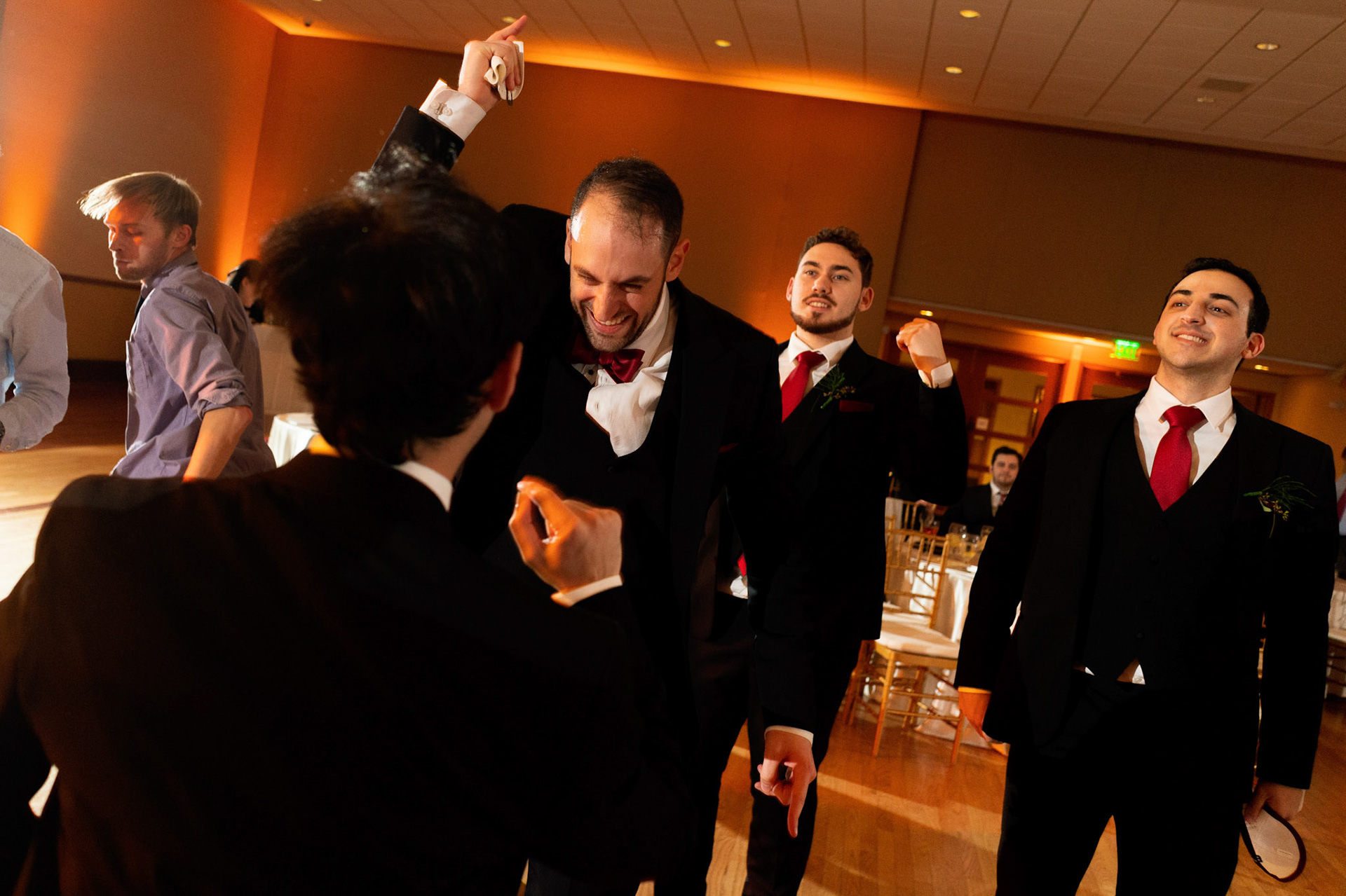 Wedding of Rebecca and Elliot at Beth Tfiloh in Pikesville, MD on Sunday, December 12, 2021.