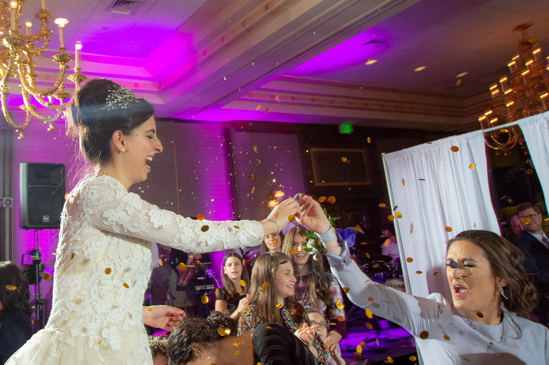 Modern Orthodox Jewish Wedding Grand Lodge Hunt Valley Baltimore Chosson Kallah Tish Bedeken Chuppah Party Portraits Spring Cloudy Rain Fran Berger