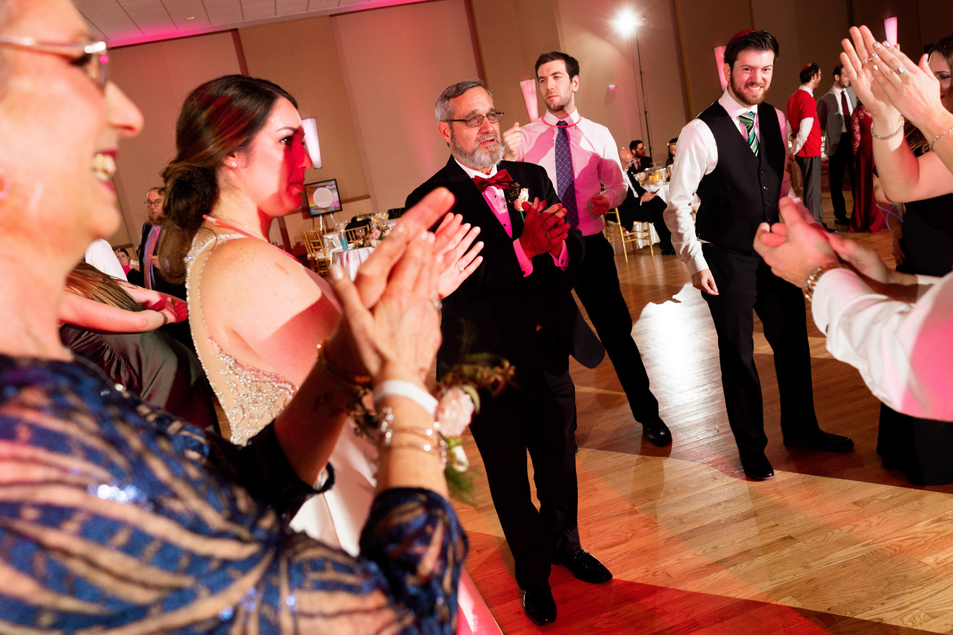 Wedding of Rebecca and Elliot at Beth Tfiloh in Pikesville, MD on Sunday, December 12, 2021.