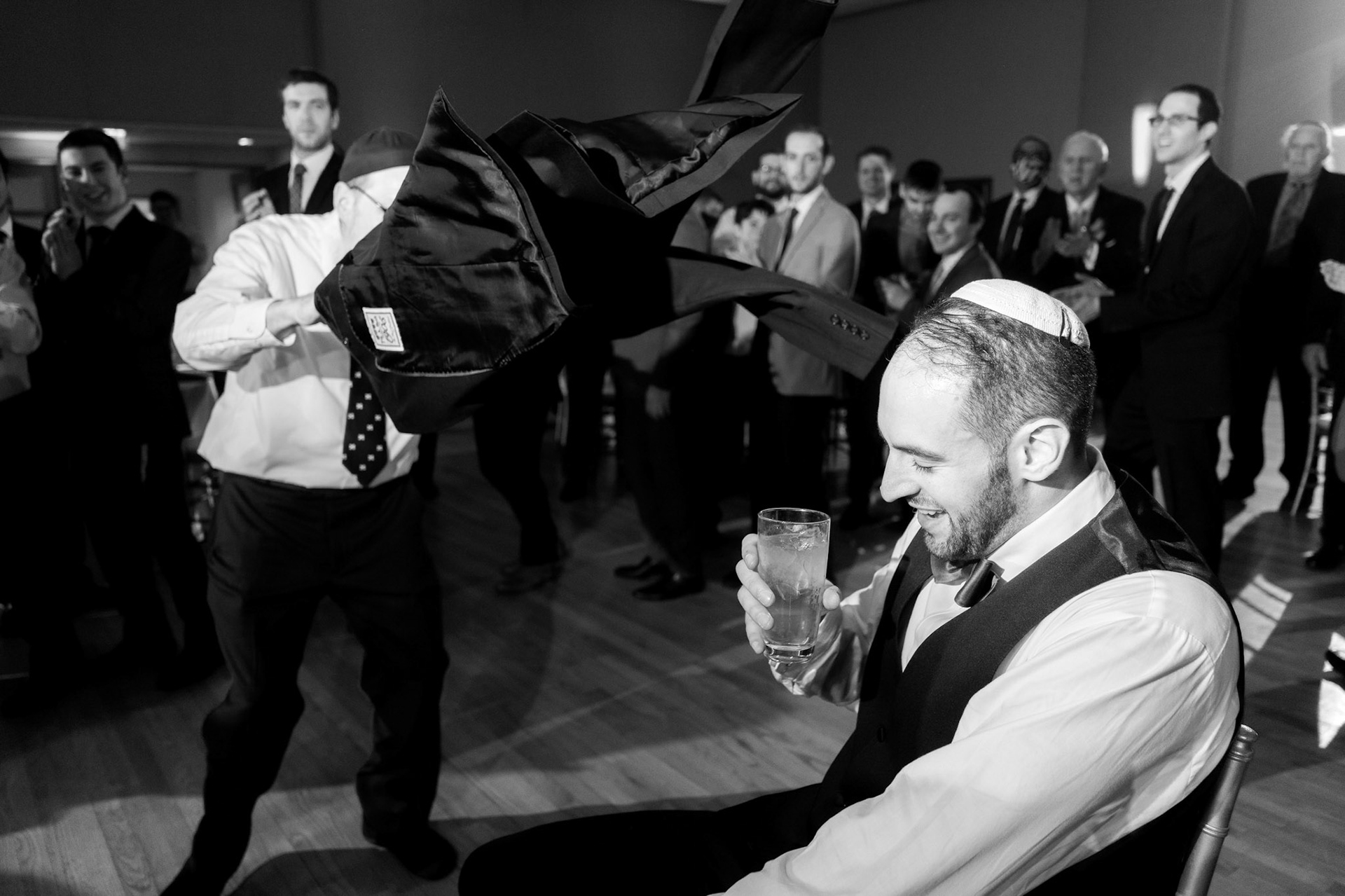 Wedding of Rebecca and Elliot at Beth Tfiloh in Pikesville, MD on Sunday, December 12, 2021.