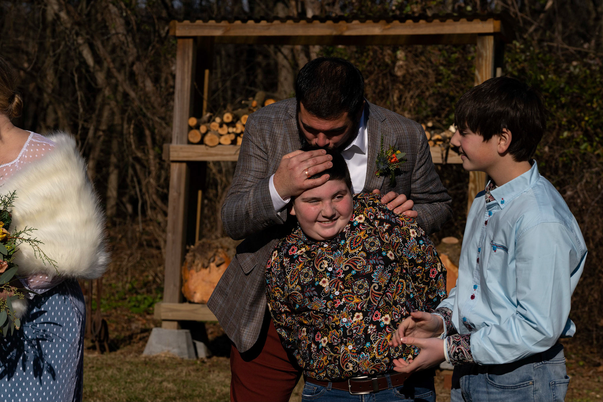 Sarah and Raj wed at their home in Parkton, MD on Sunday, December 27, 2020.