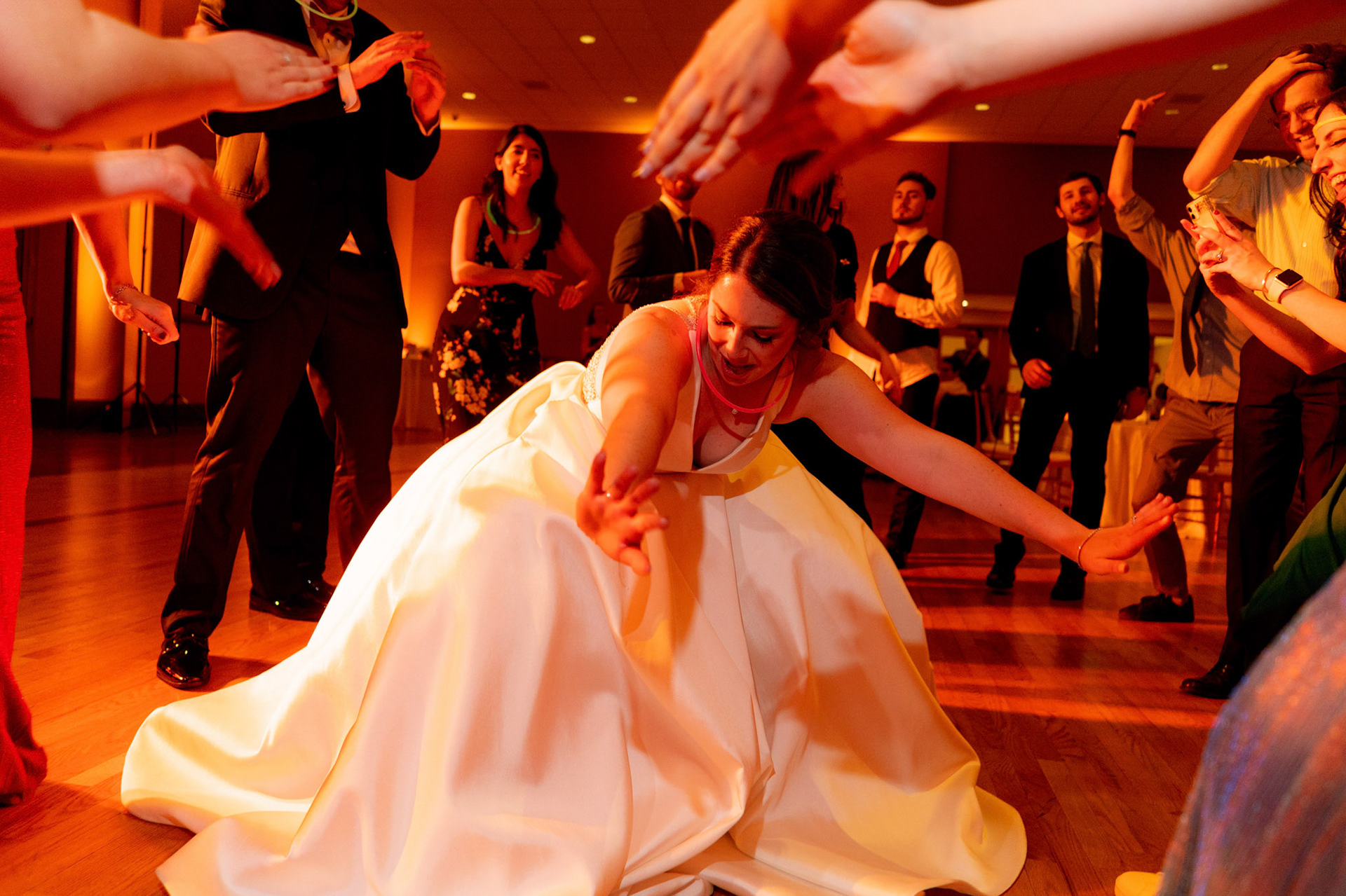 Wedding of Rebecca and Elliot at Beth Tfiloh in Pikesville, MD on Sunday, December 12, 2021.