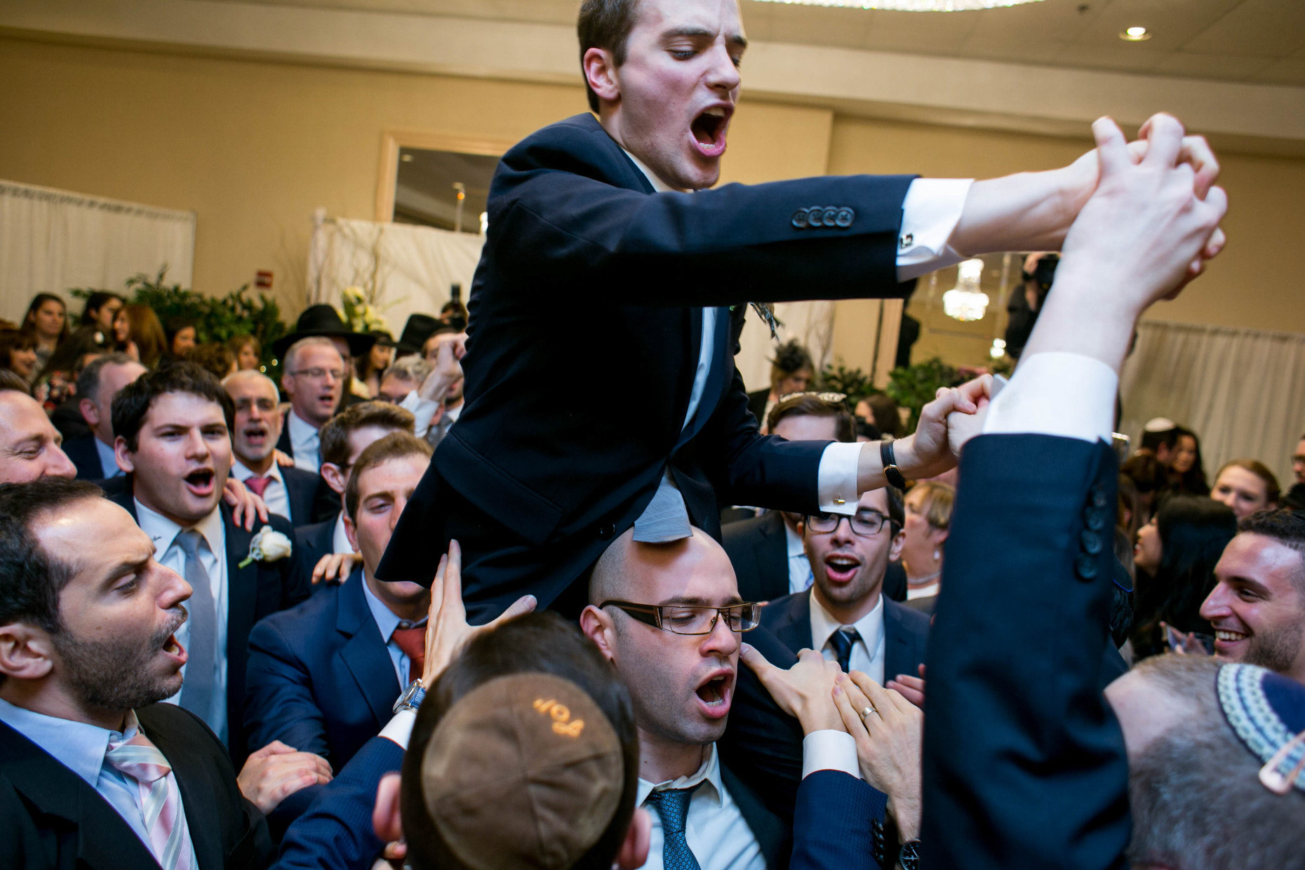 Rebecca and Gavriel's wedding at Shomrei Emunah on Sunday, November 22, 2015.