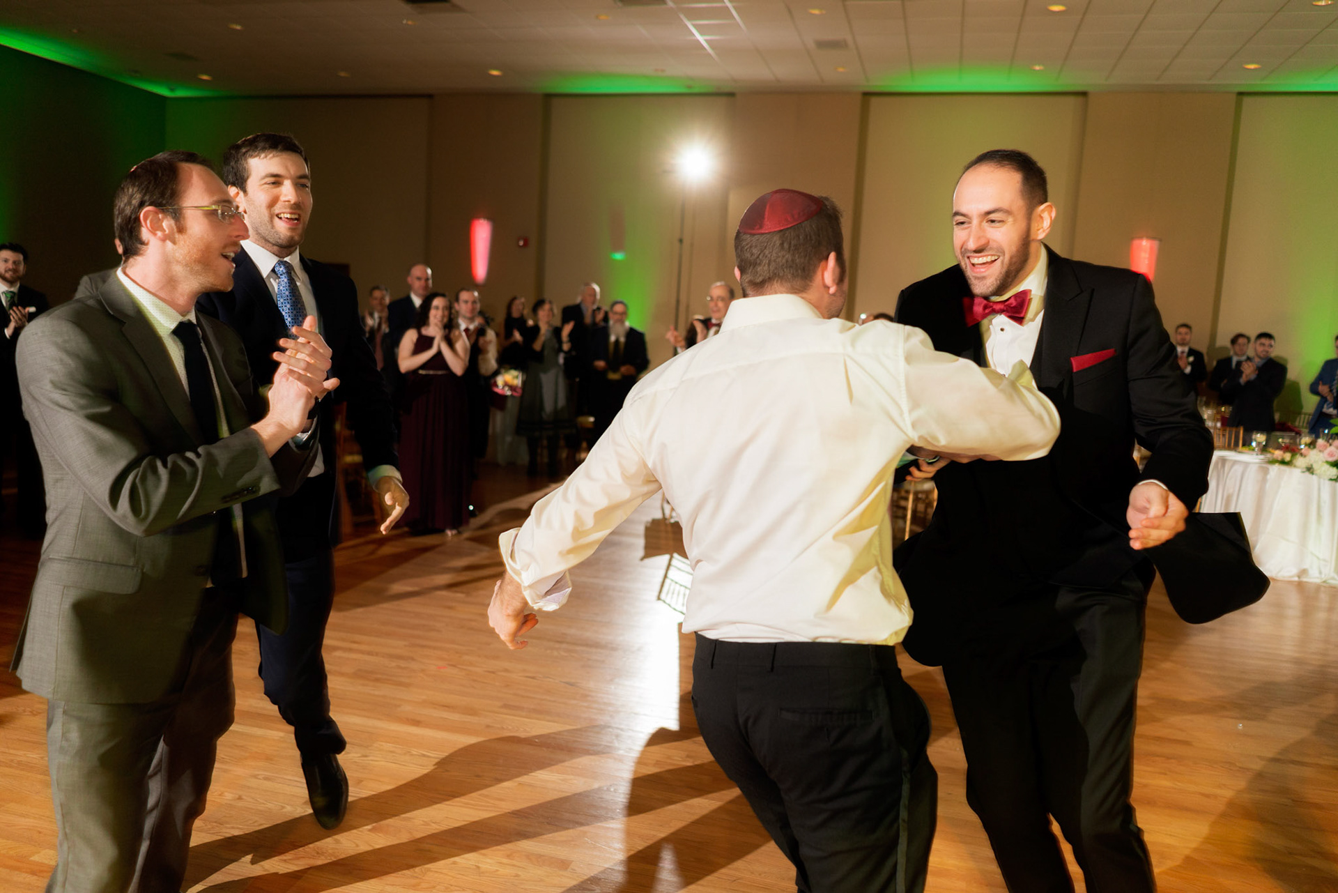 Wedding of Rebecca and Elliot at Beth Tfiloh in Pikesville, MD on Sunday, December 12, 2021.