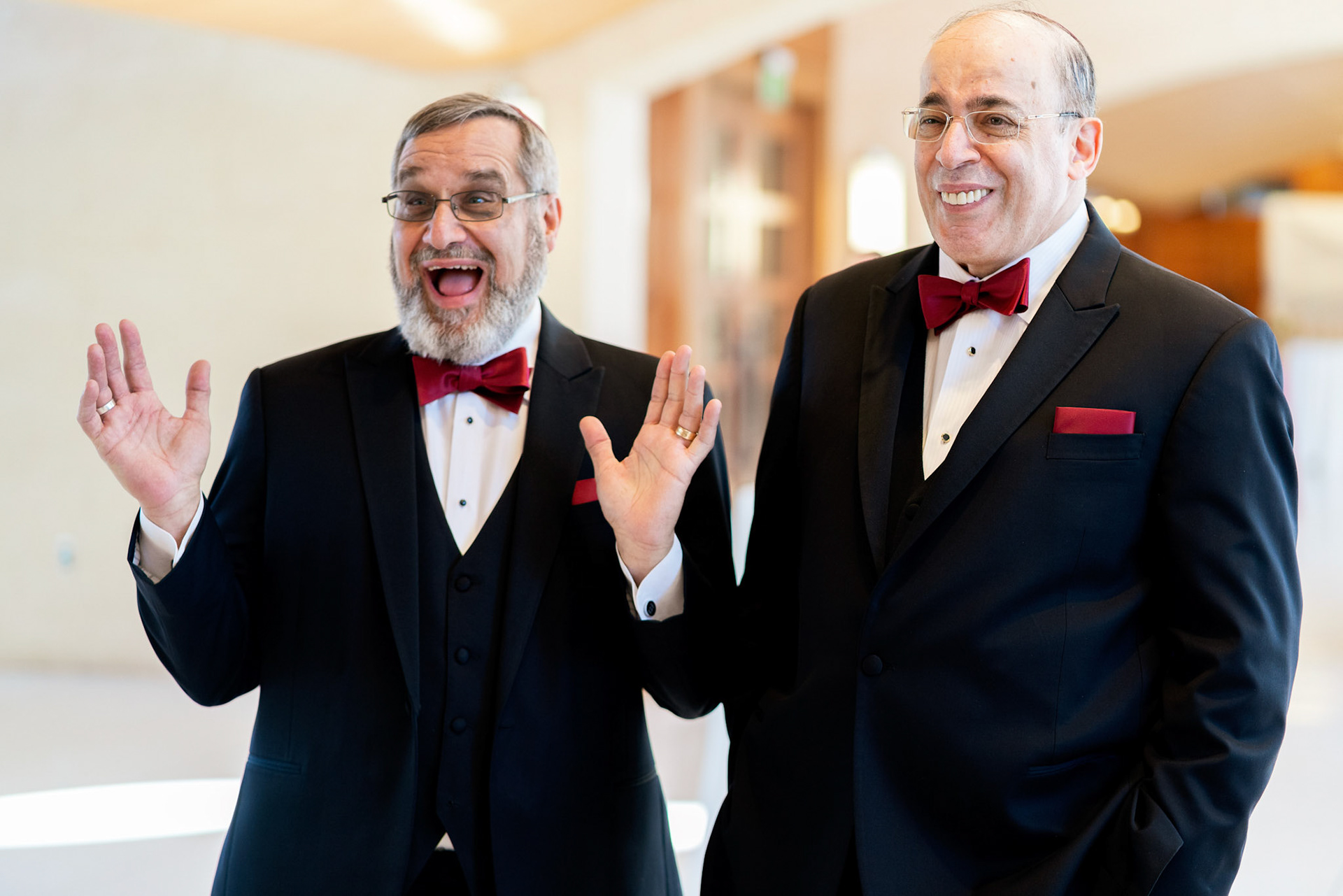 Wedding of Rebecca and Elliot at Beth Tfiloh in Pikesville, MD on Sunday, December 12, 2021.