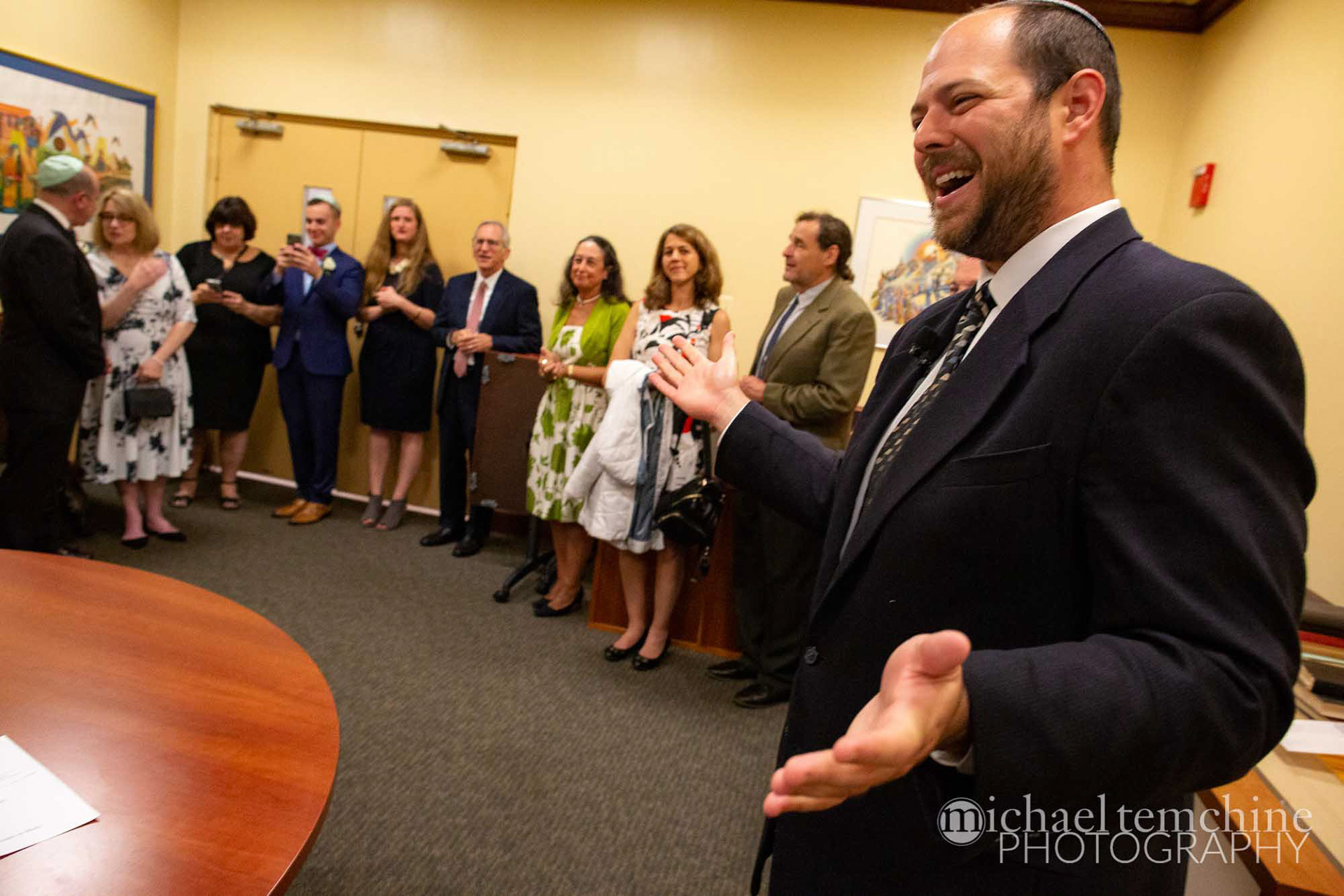 Julie and Michael wed at Moses Montefiore in Baltimore, MD on Sunday, May 5, 2019.