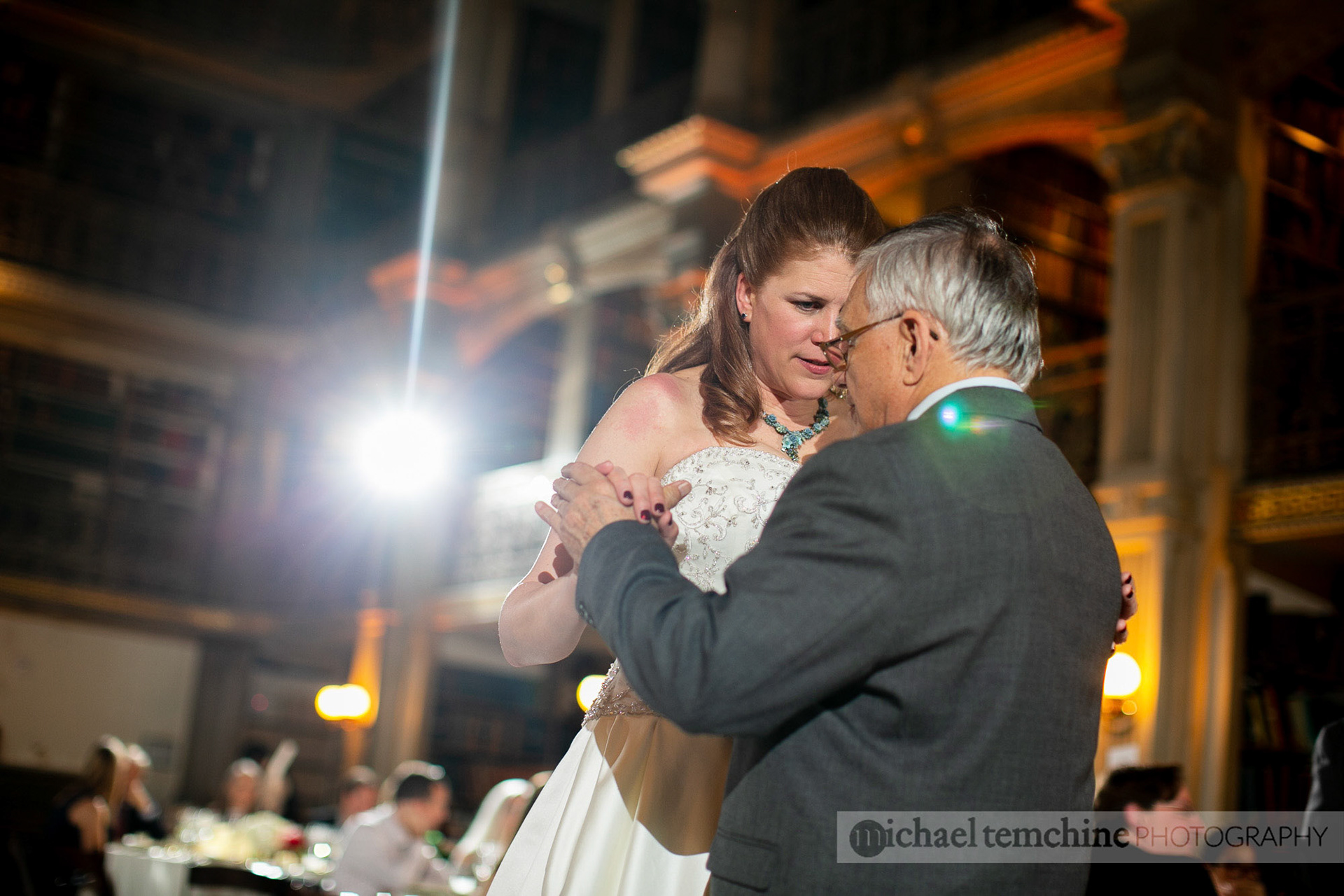 Denise and Sylvain's Peabody Institute wedding on March 2, 2019 in Baltimore, MD