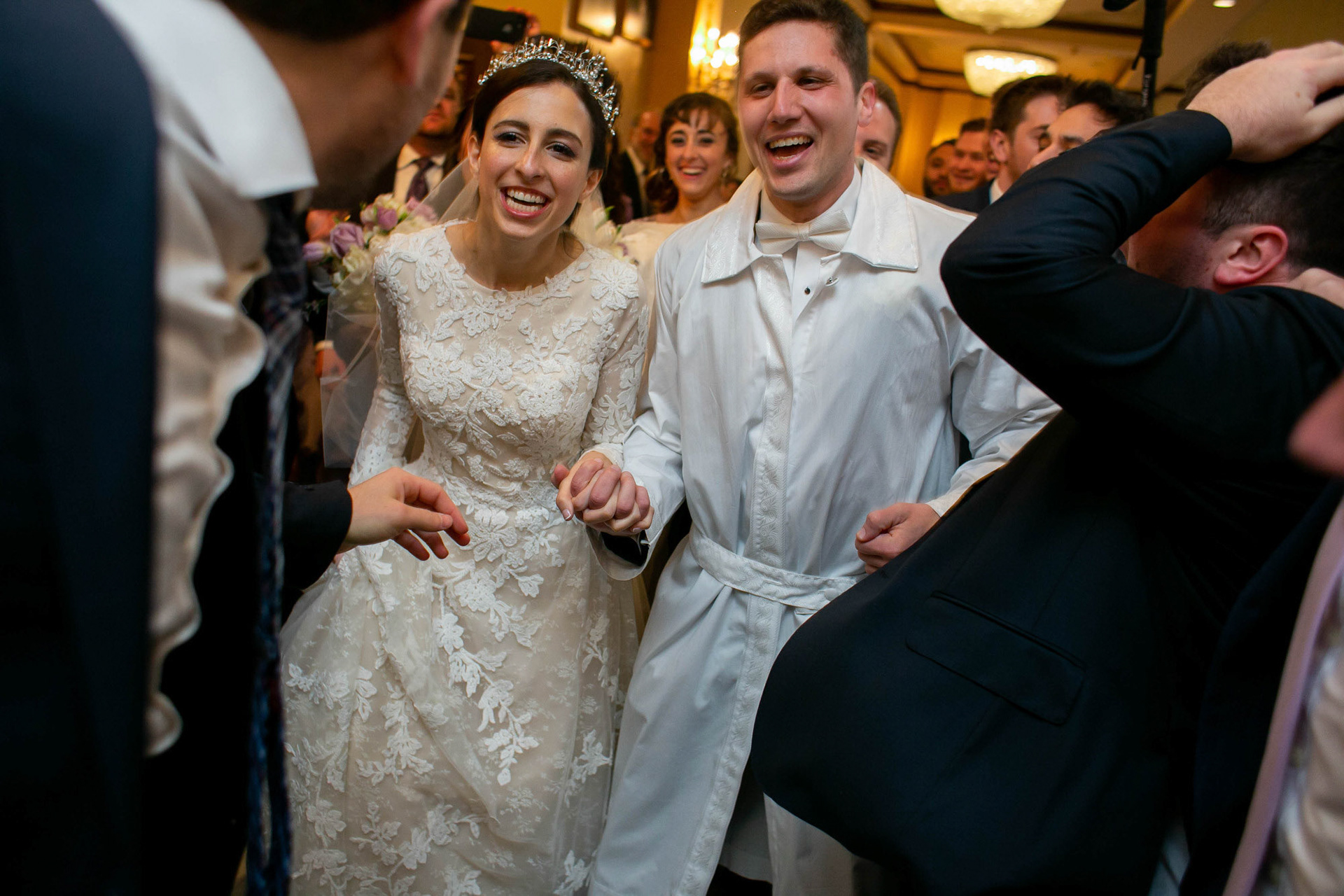 Modern Orthodox Jewish Wedding Grand Lodge Hunt Valley Baltimore Chosson Kallah Tish Bedeken Chuppah Party Portraits Spring Cloudy Rain Fran Berger