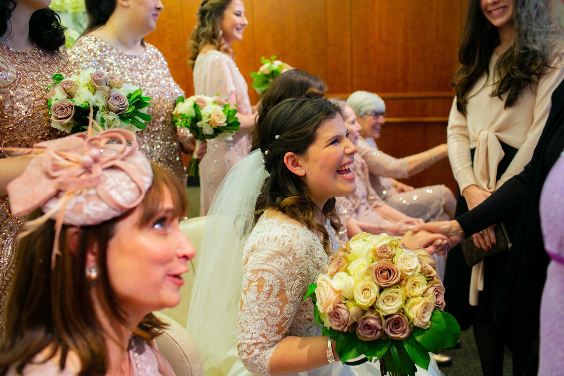 Alison and Shai wed at Beth Tfiloh in Baltimore, MD on Sunday, December 23, 2018.