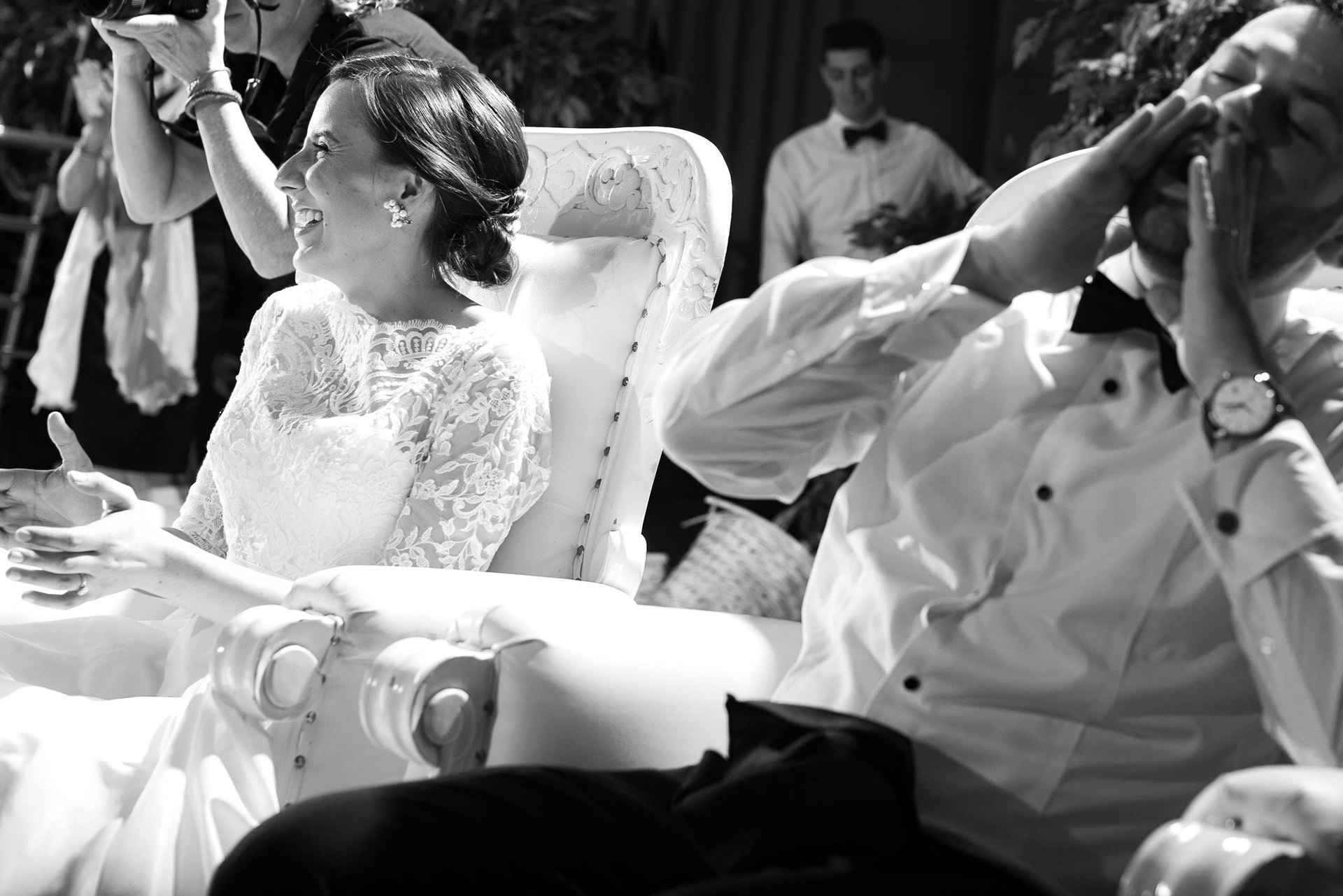 Belen and Barry wed at Beth Tfiloh on Sunday, October 7, 2018.