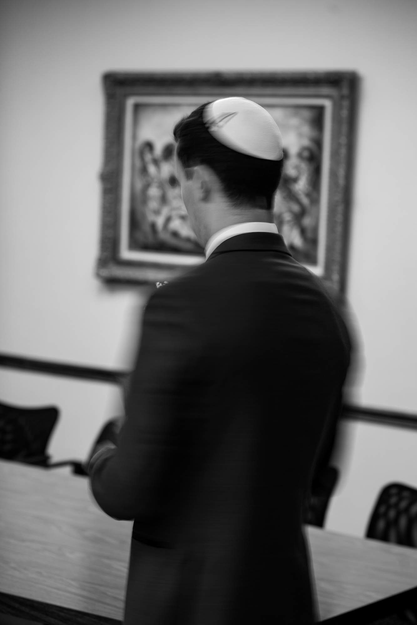 Arienne and Avi wed at Beth Tfiloh on Sunday, June10, 2018.