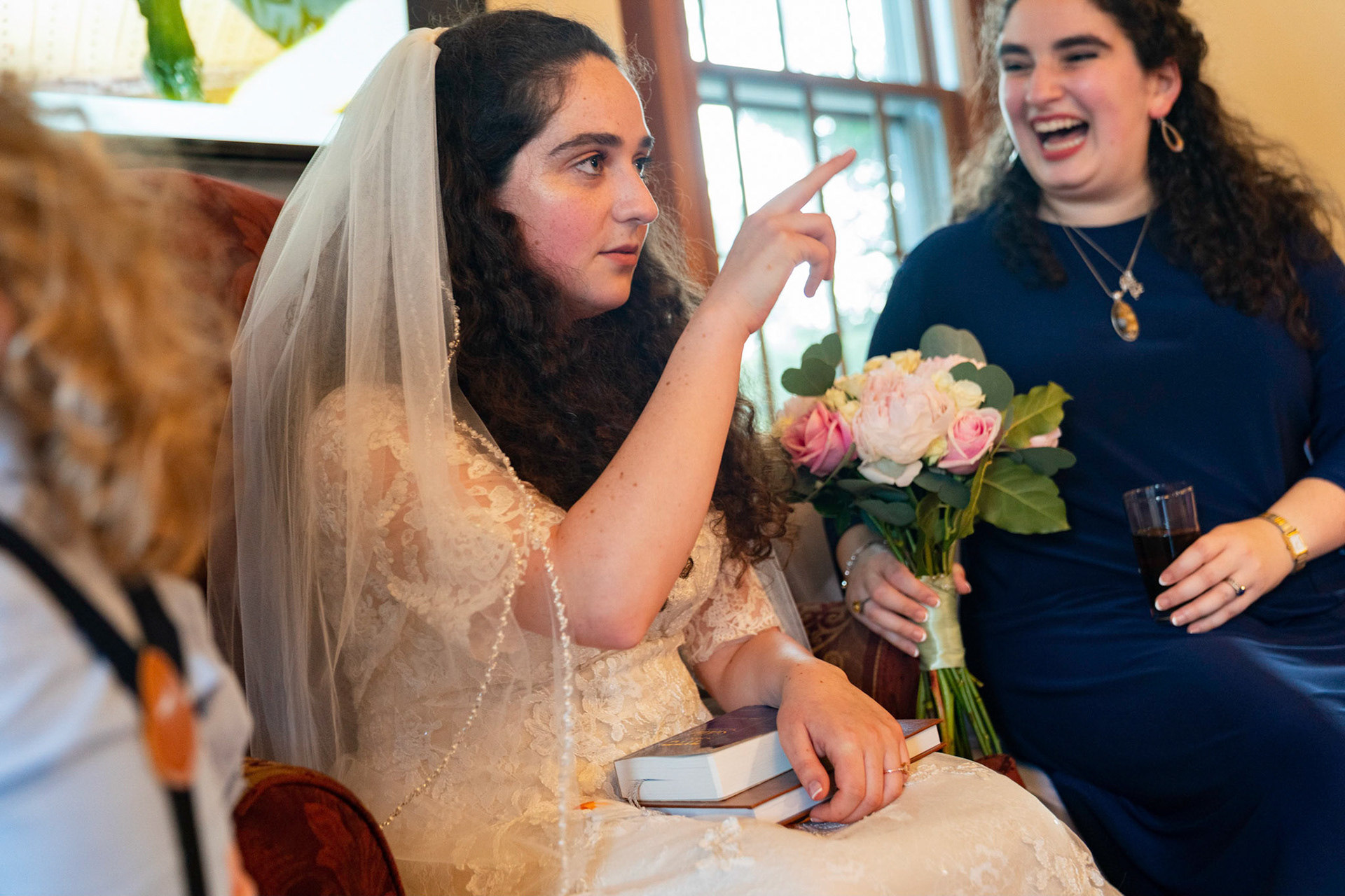 Leah and Gersh wed at the Woman’s Club of Chevy Chase on Sunday, june 6, 2021.