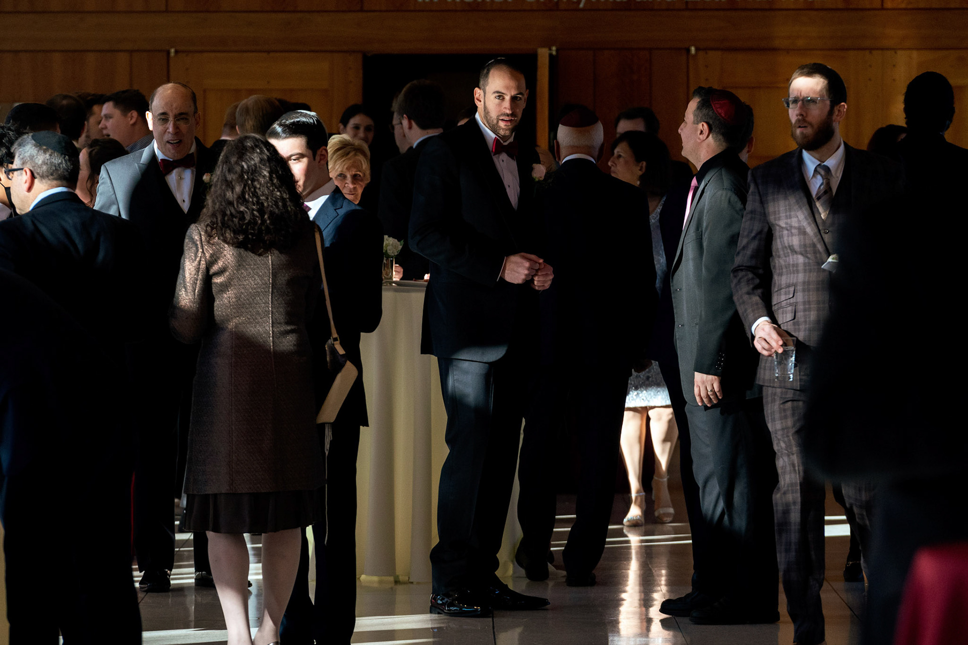 Wedding of Rebecca and Elliot at Beth Tfiloh in Pikesville, MD on Sunday, December 12, 2021.