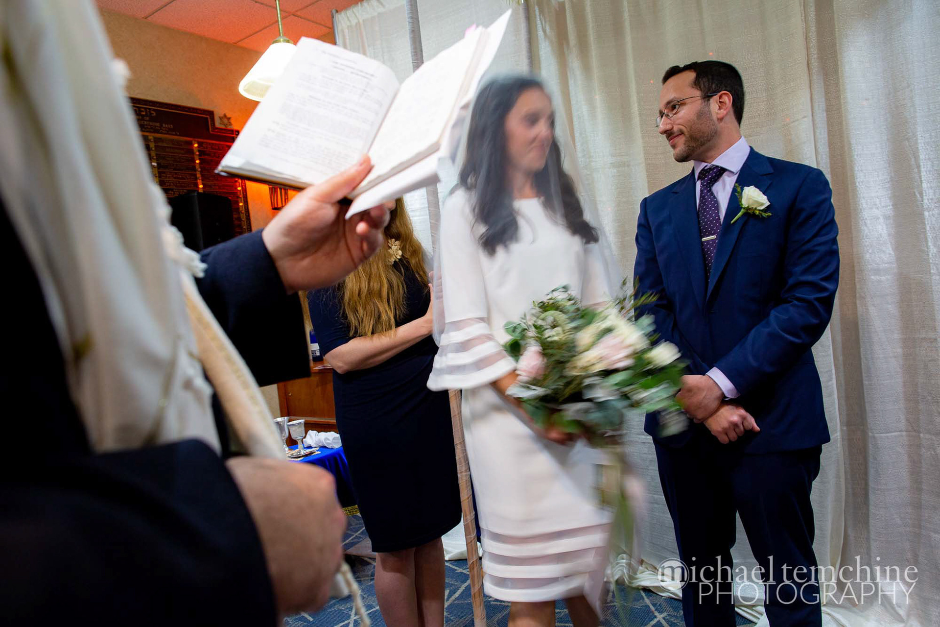 Julie and Michael wed at Moses Montefiore in Baltimore, MD on Sunday, May 5, 2019.