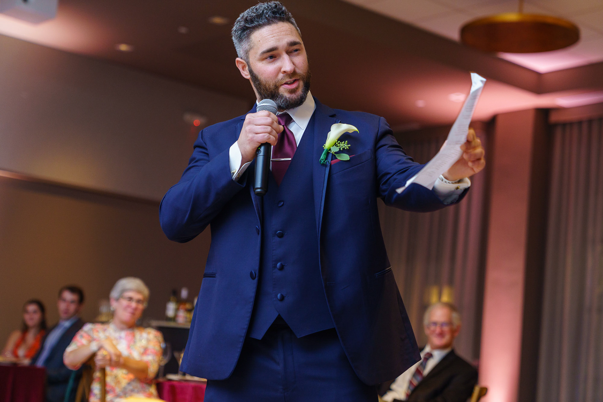 Melissa and Lee get married at Chizuk Amuno Congregation in Baltimore, MD on Saturday, November 7, 2020.