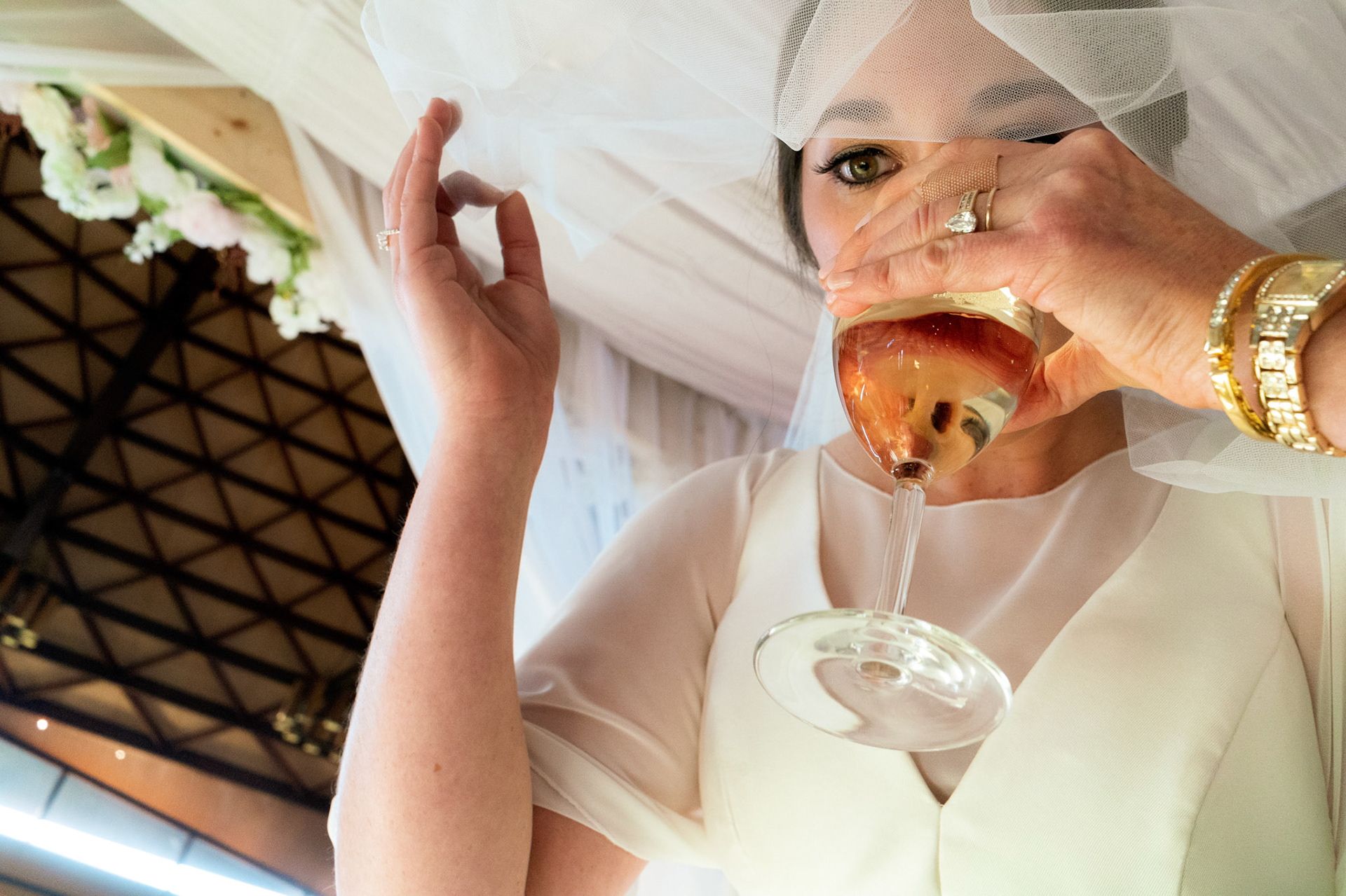 Wedding of Rebecca and Elliot at Beth Tfiloh in Pikesville, MD on Sunday, December 12, 2021.