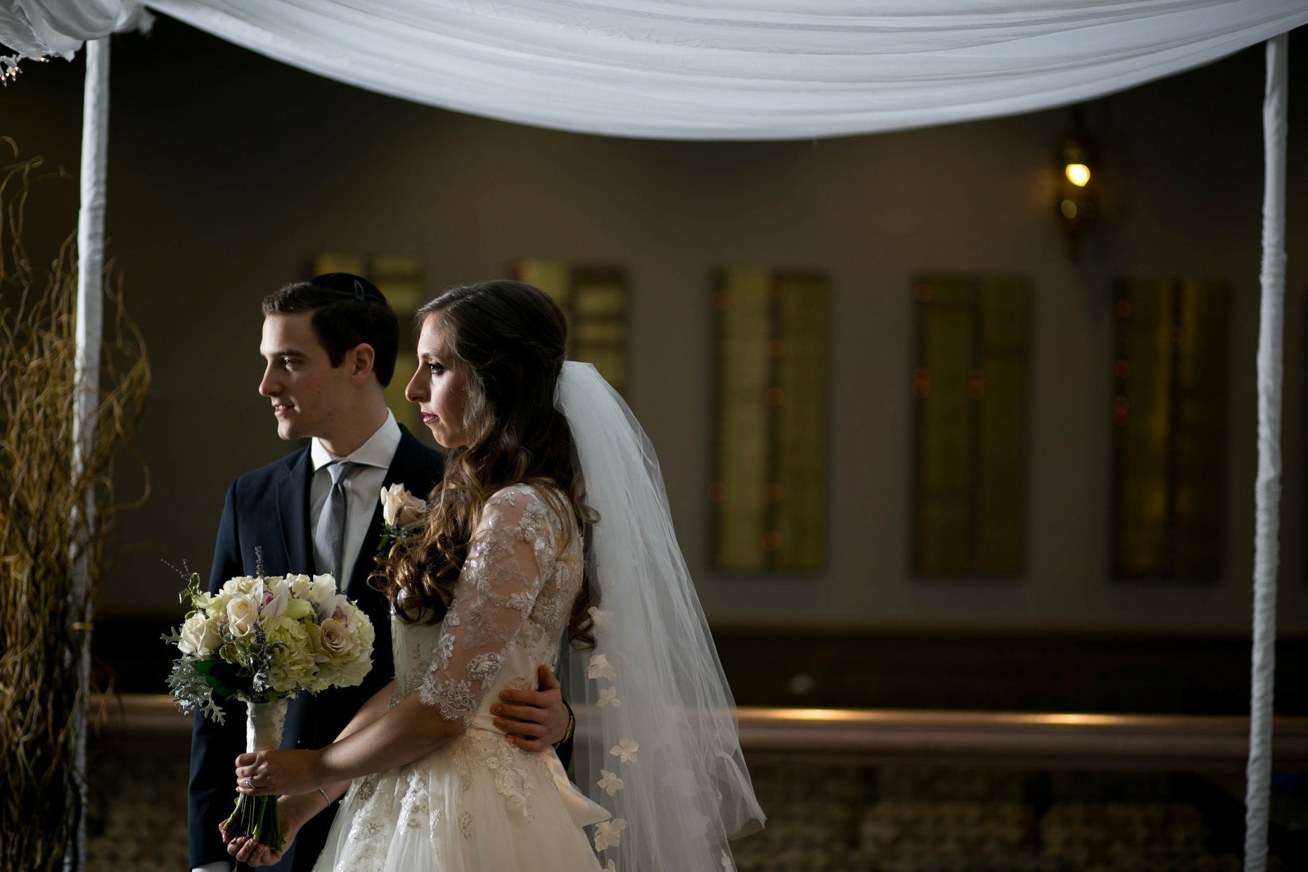 Rebecca and Gavriel's wedding at Shomrei Emunah on Sunday, November 22, 2015.