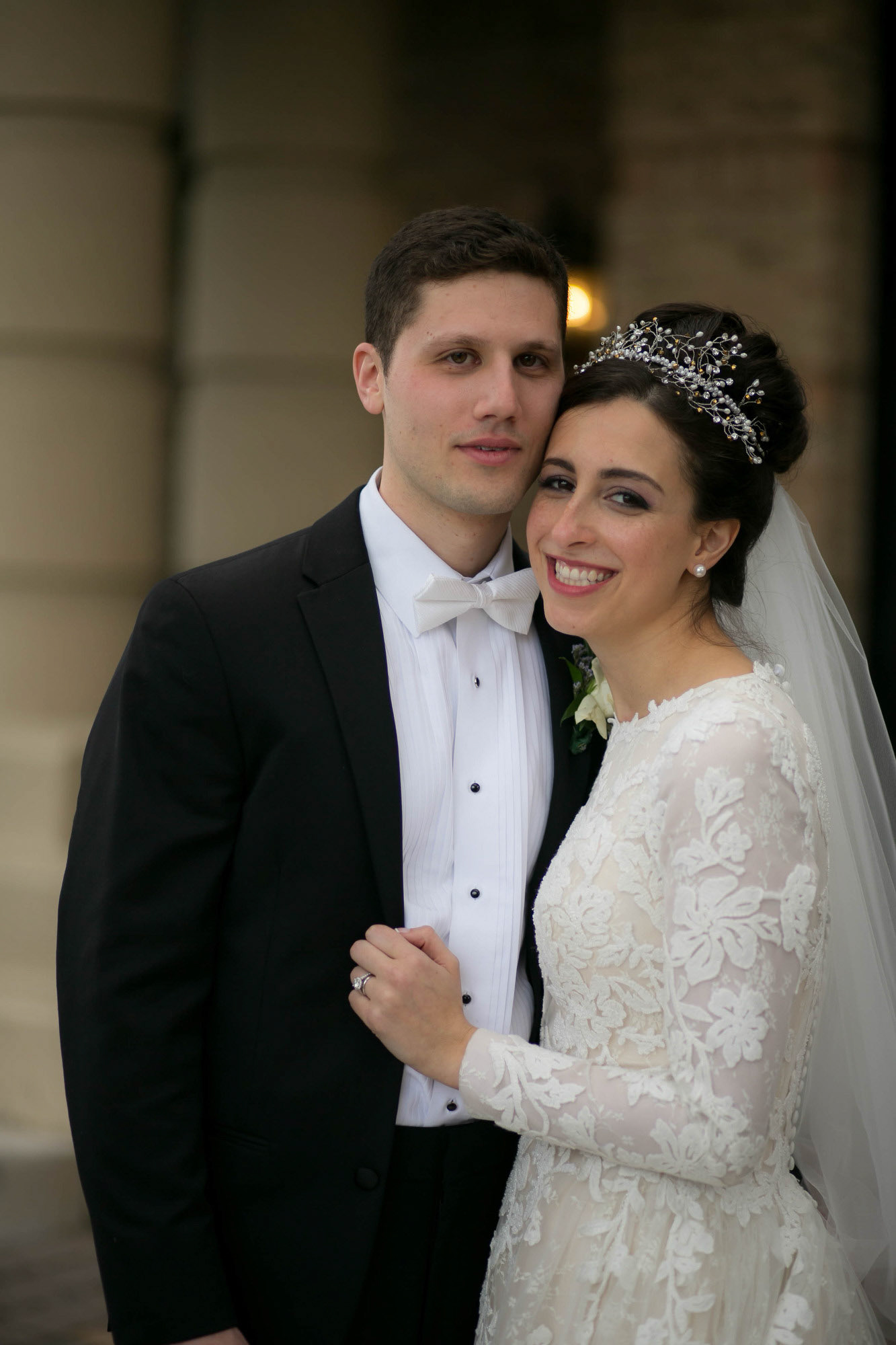 Modern Orthodox Jewish Wedding Grand Lodge Hunt Valley Baltimore Chosson Kallah Tish Bedeken Chuppah Party Portraits Spring Cloudy Rain Fran Berger