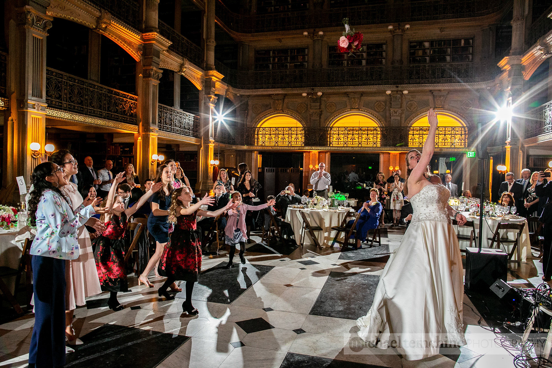 Denise and Sylvain's Peabody Institute wedding on March 2, 2019 in Baltimore, MD