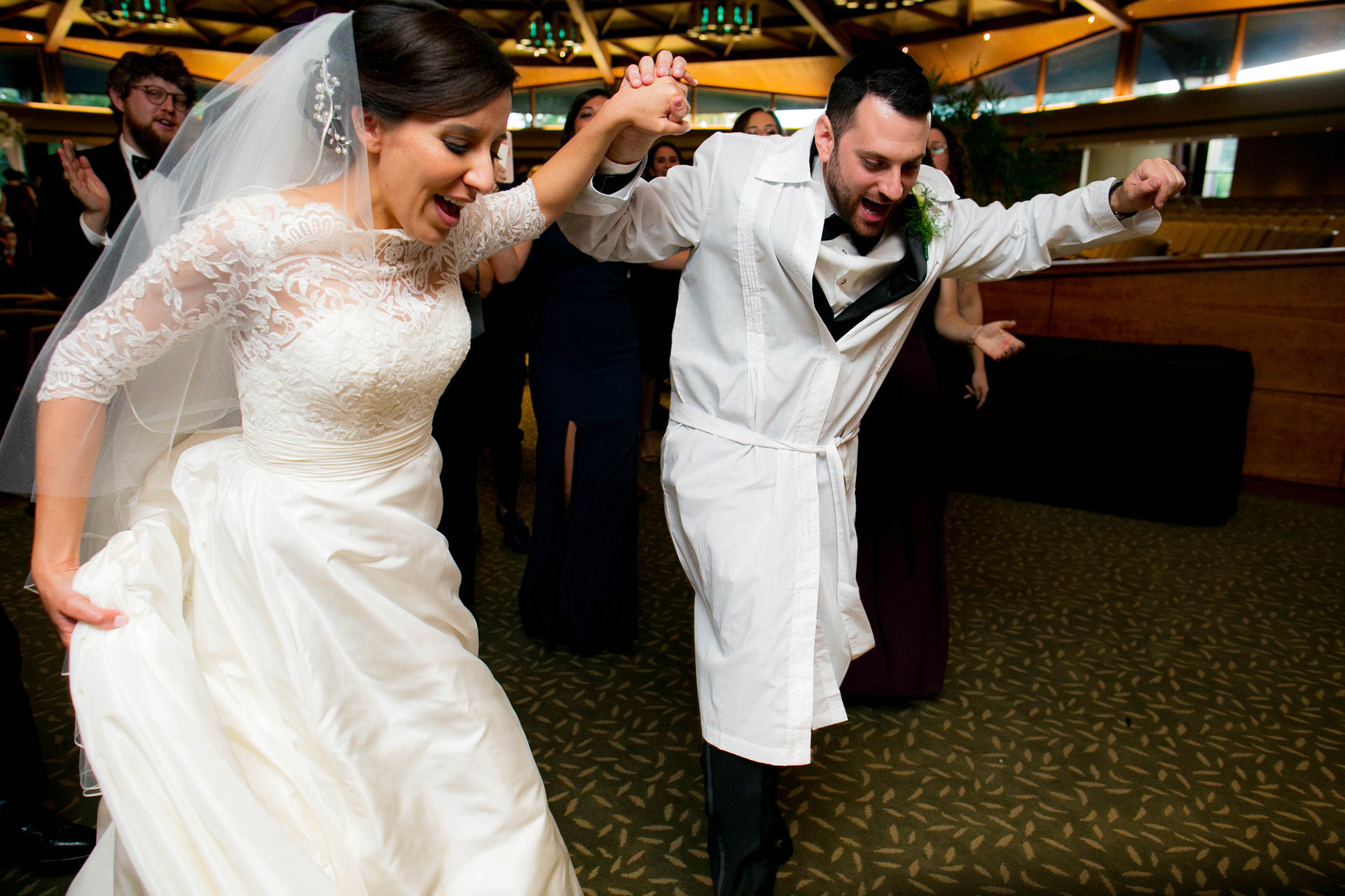 Belen and Barry wed at Beth Tfiloh on Sunday, October 7, 2018.