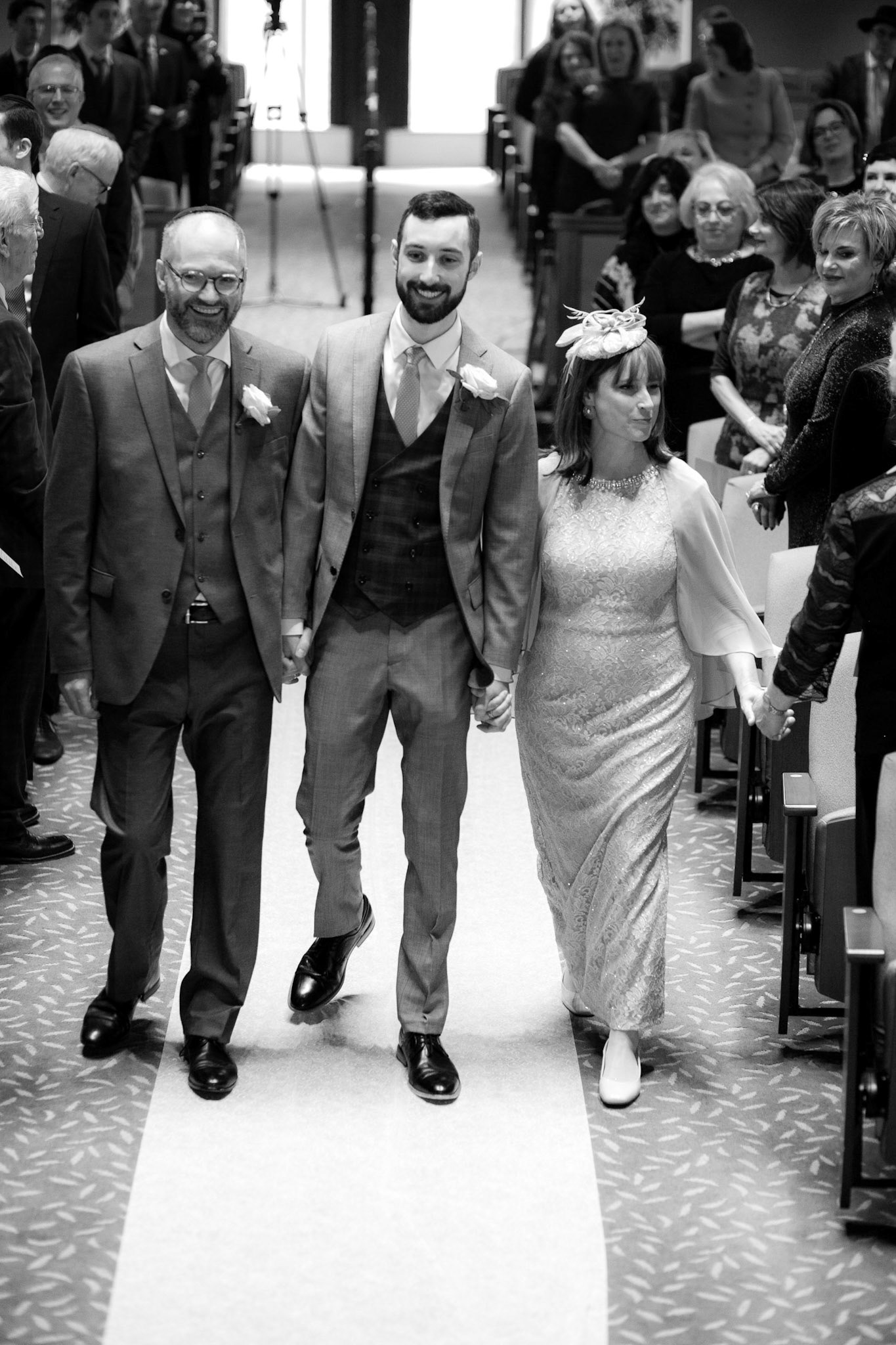 Alison and Shai wed at Beth Tfiloh in Baltimore, MD on Sunday, December 23, 2018.
