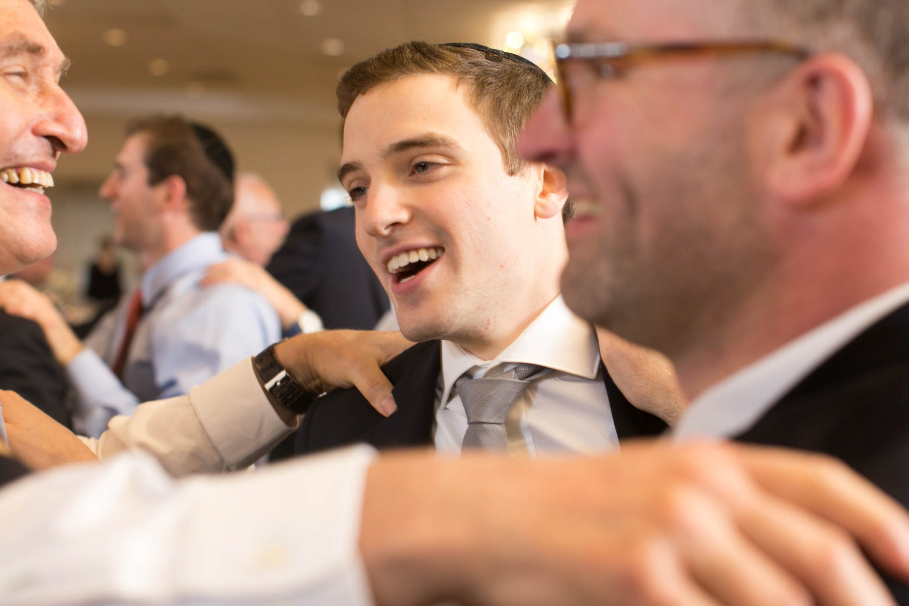 Rebecca and Gavriel's wedding at Shomrei Emunah on Sunday, November 22, 2015.