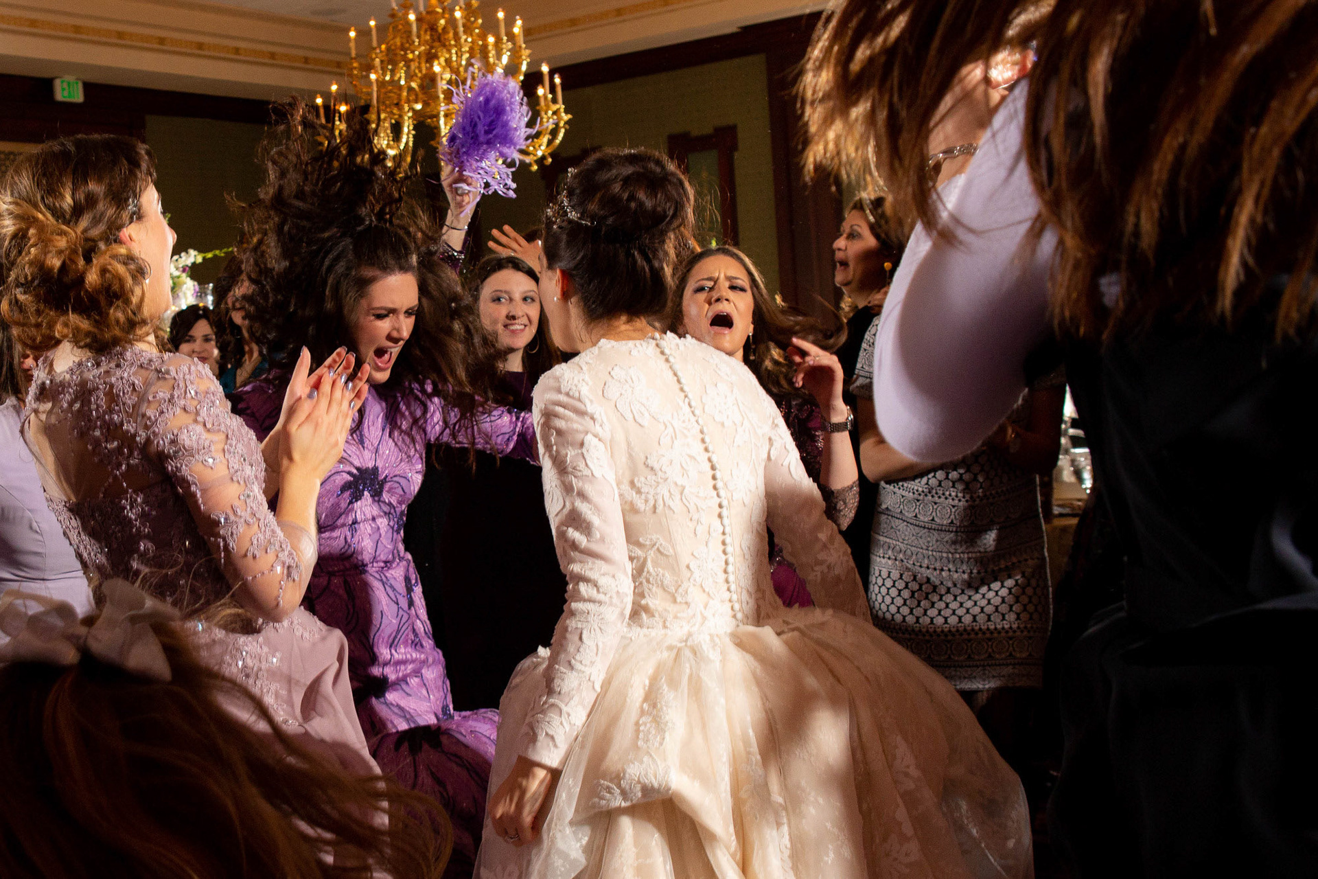 Modern Orthodox Jewish Wedding Grand Lodge Hunt Valley Baltimore Chosson Kallah Tish Bedeken Chuppah Party Portraits Spring Cloudy Rain Fran Berger
