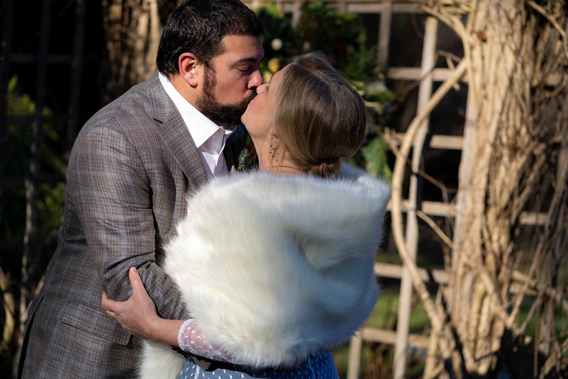 Sarah and Raj wed at their home in Parkton, MD on Sunday, December 27, 2020.