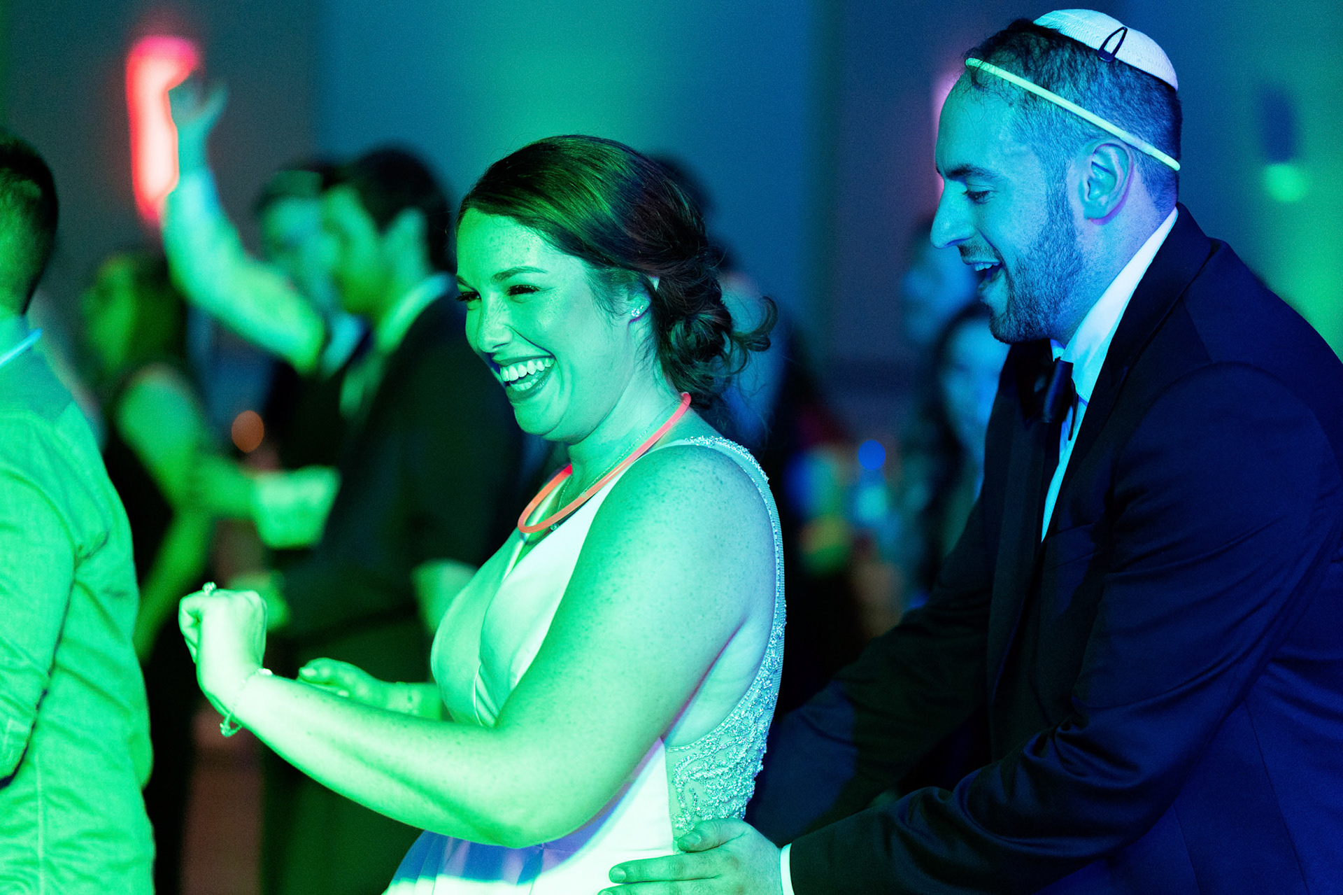 Wedding of Rebecca and Elliot at Beth Tfiloh in Pikesville, MD on Sunday, December 12, 2021.