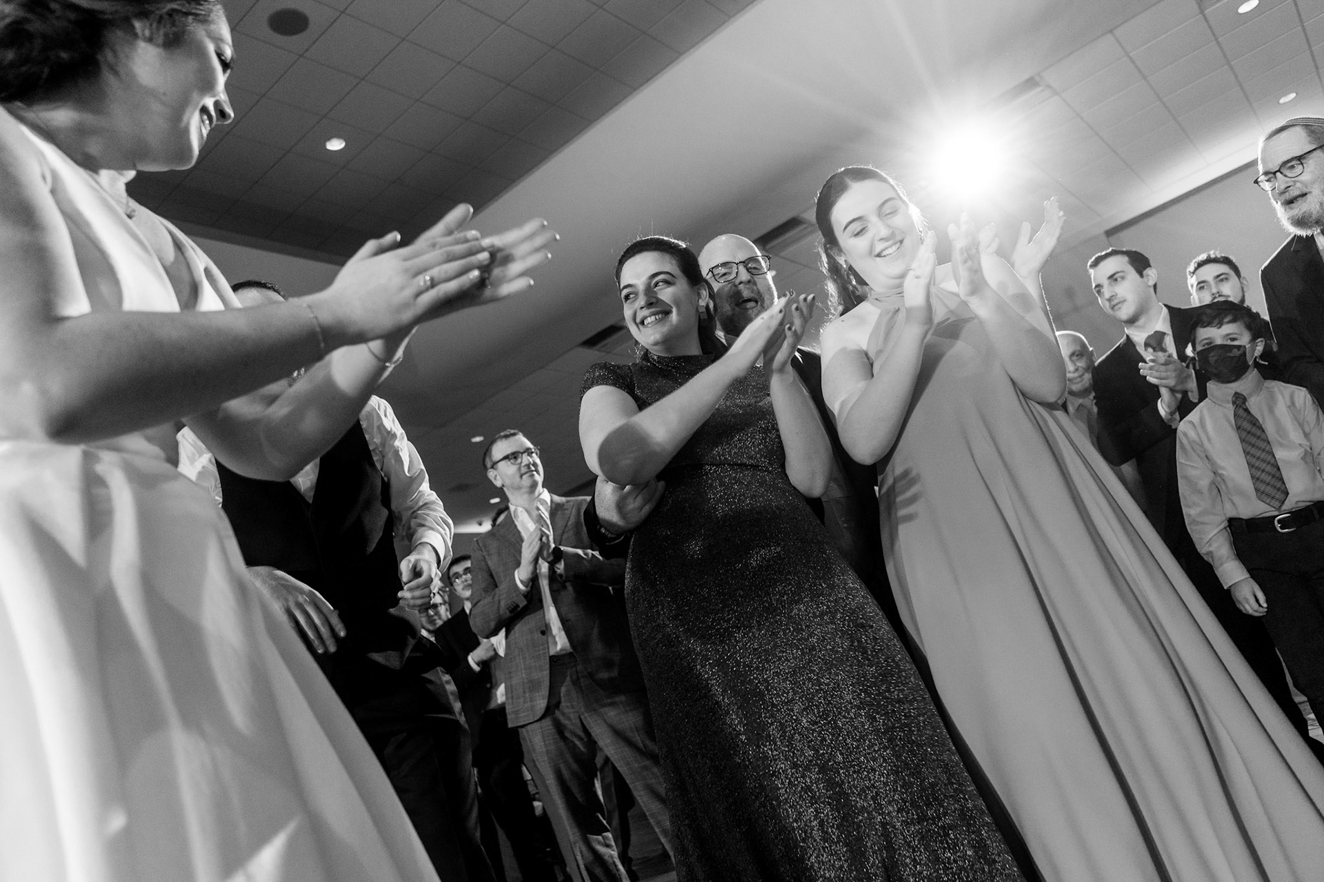 Wedding of Rebecca and Elliot at Beth Tfiloh in Pikesville, MD on Sunday, December 12, 2021.