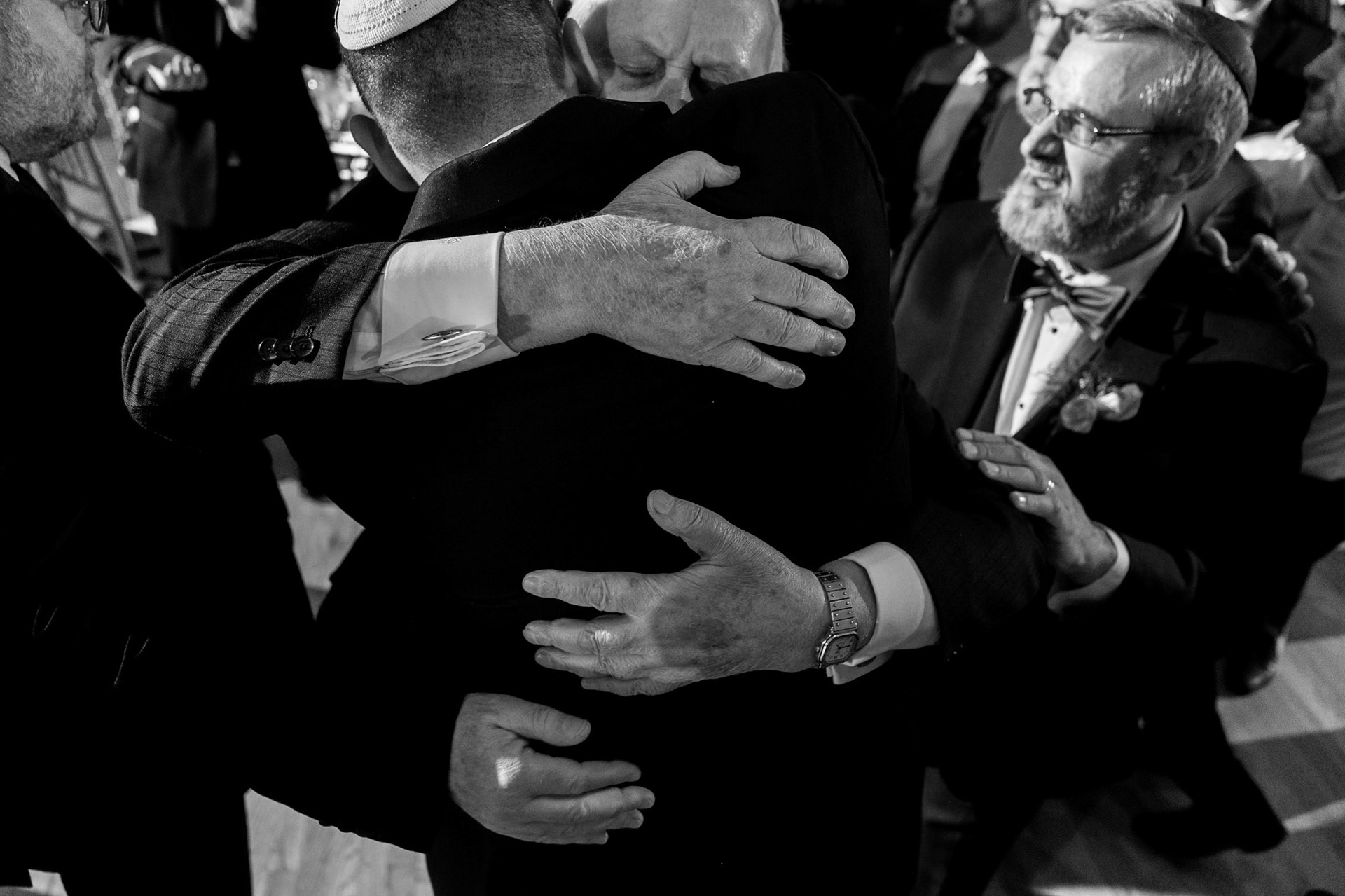 Wedding of Rebecca and Elliot at Beth Tfiloh in Pikesville, MD on Sunday, December 12, 2021.