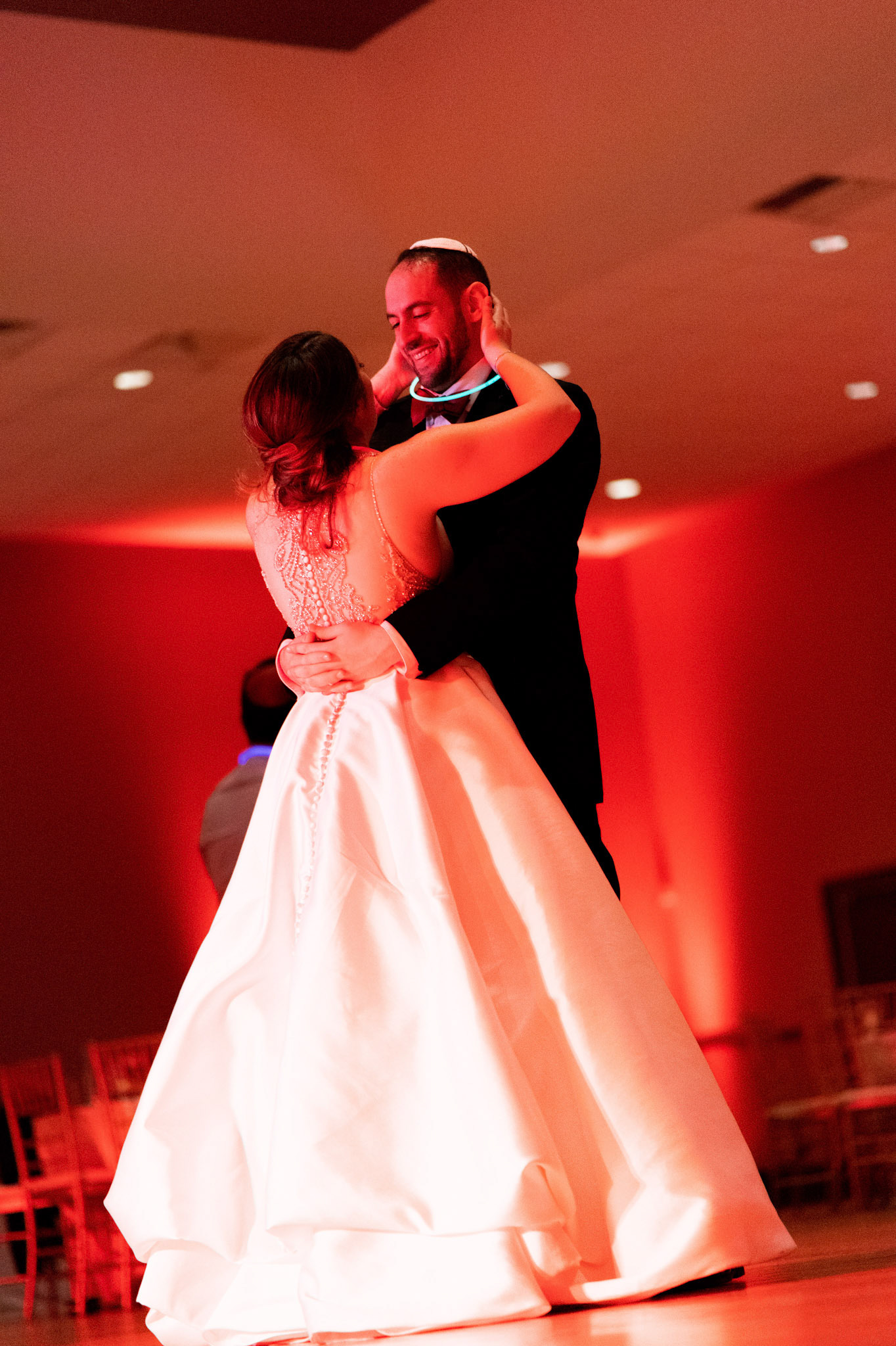 Wedding of Rebecca and Elliot at Beth Tfiloh in Pikesville, MD on Sunday, December 12, 2021.