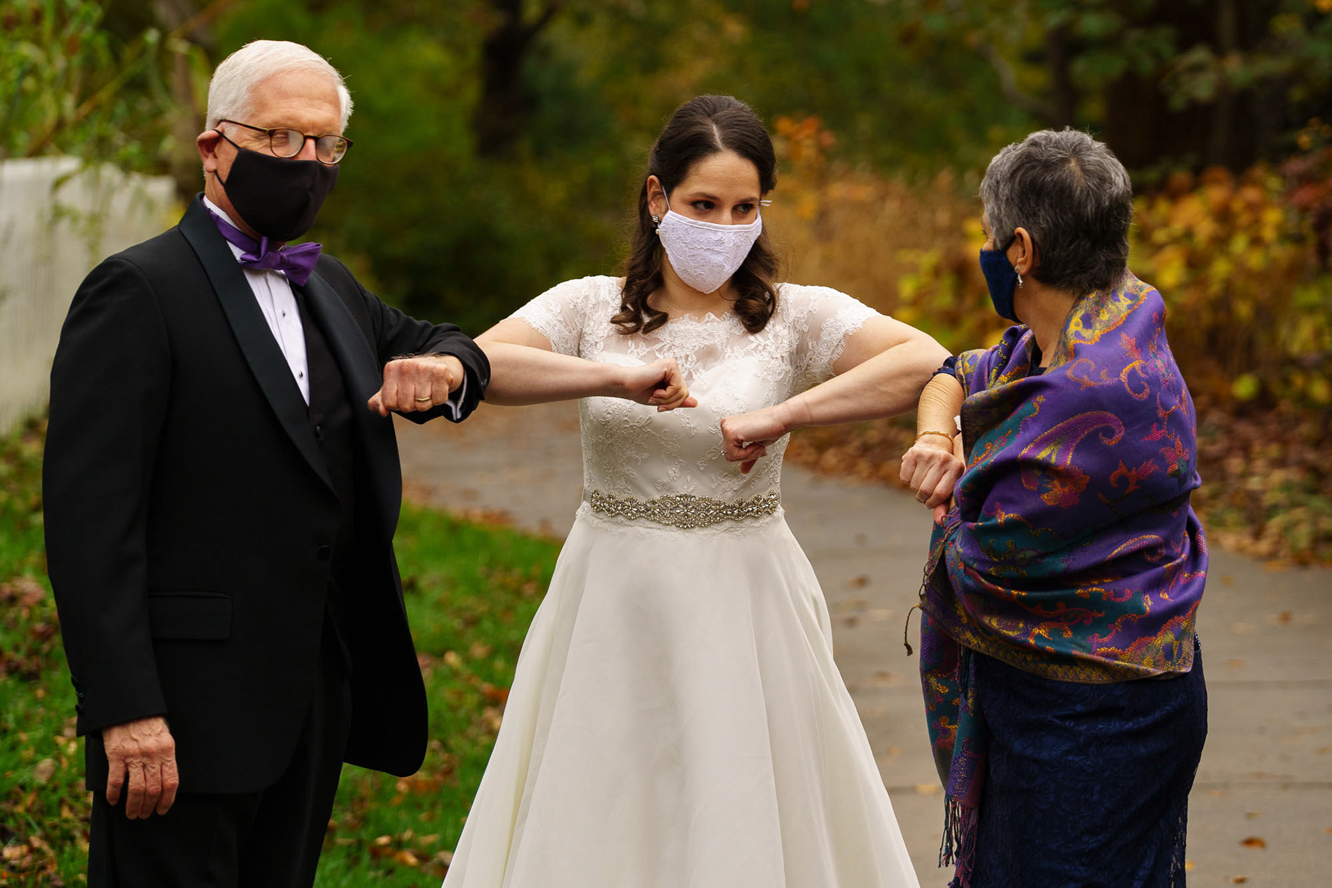 Shoshana and Dani wed at Brookside Gardens in Wheaton, MD on Sunday, November 1, 2020.