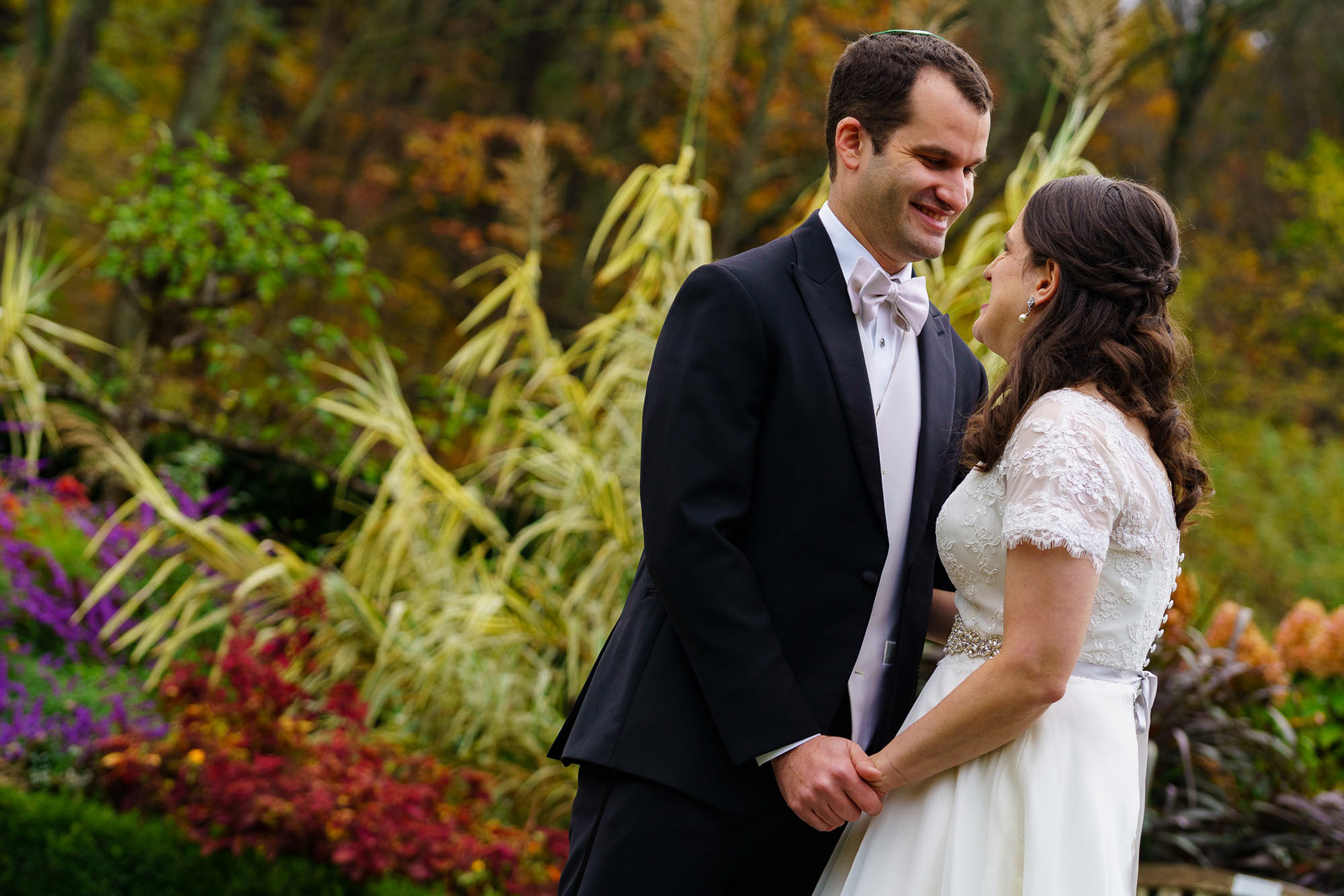 Shoshana and Dani wed at Brookside Gardens in Wheaton, MD on Sunday, November 1, 2020.