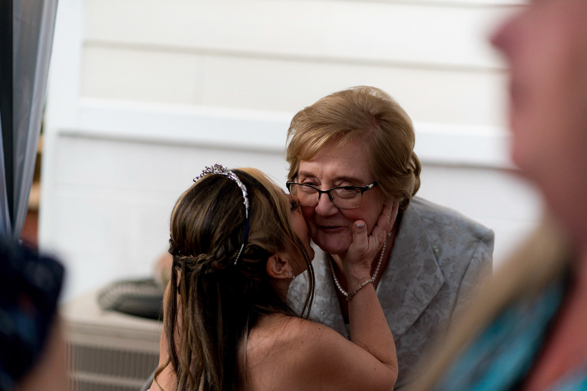 Marina and Mike’s intimate wedding at their home in Arlington, VA.