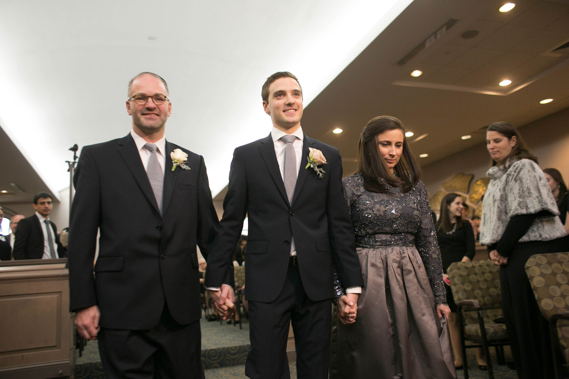 Rebecca and Gavriel's wedding at Shomrei Emunah on Sunday, November 22, 2015.