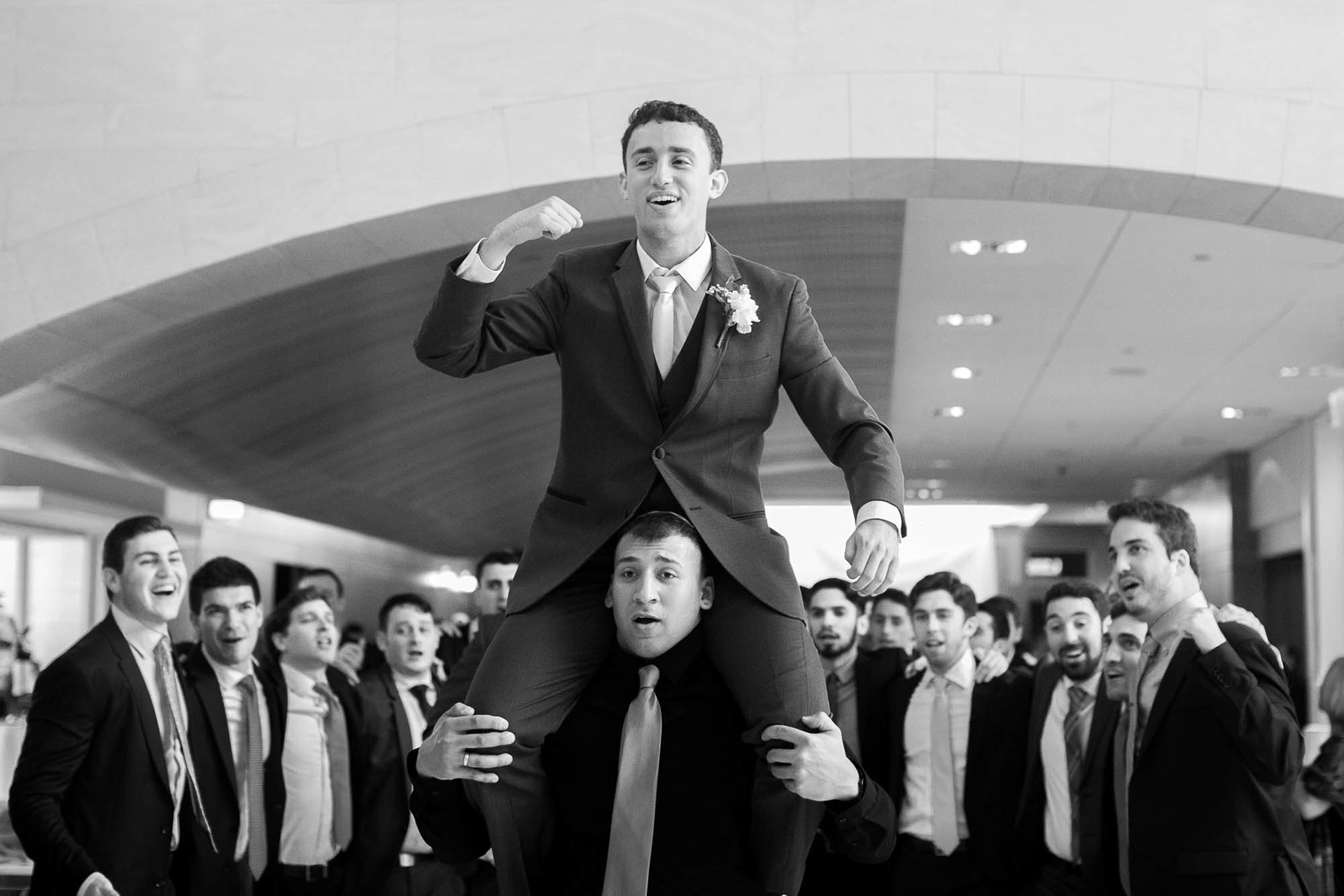 Arienne and Avi wed at Beth Tfiloh on Sunday, June10, 2018.