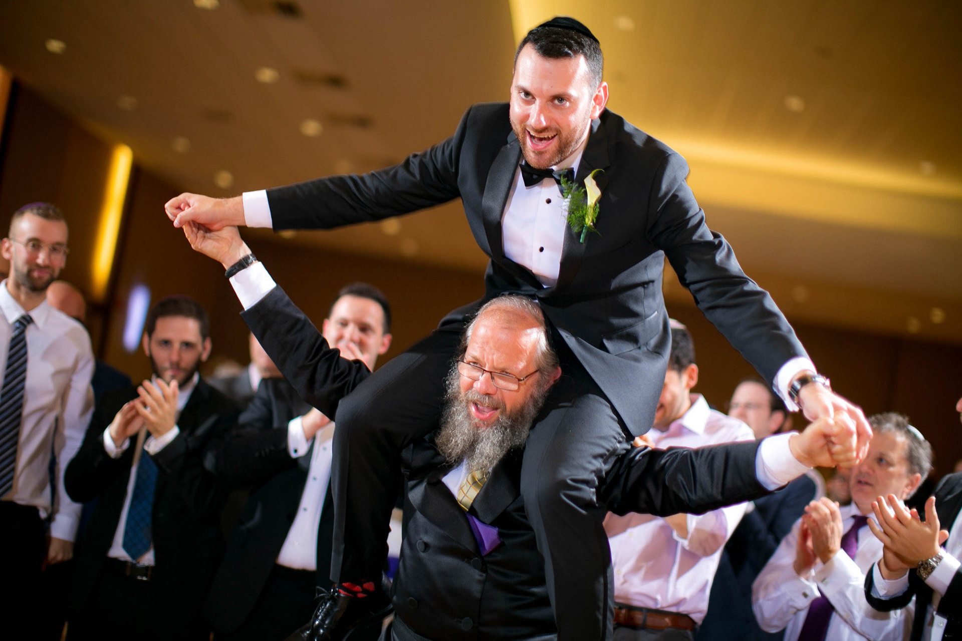 Belen and Barry wed at Beth Tfiloh on Sunday, October 7, 2018.