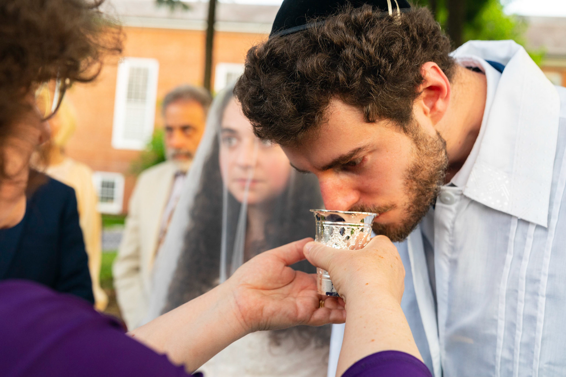 Leah and Gersh wed at the Woman’s Club of Chevy Chase on Sunday, june 6, 2021.