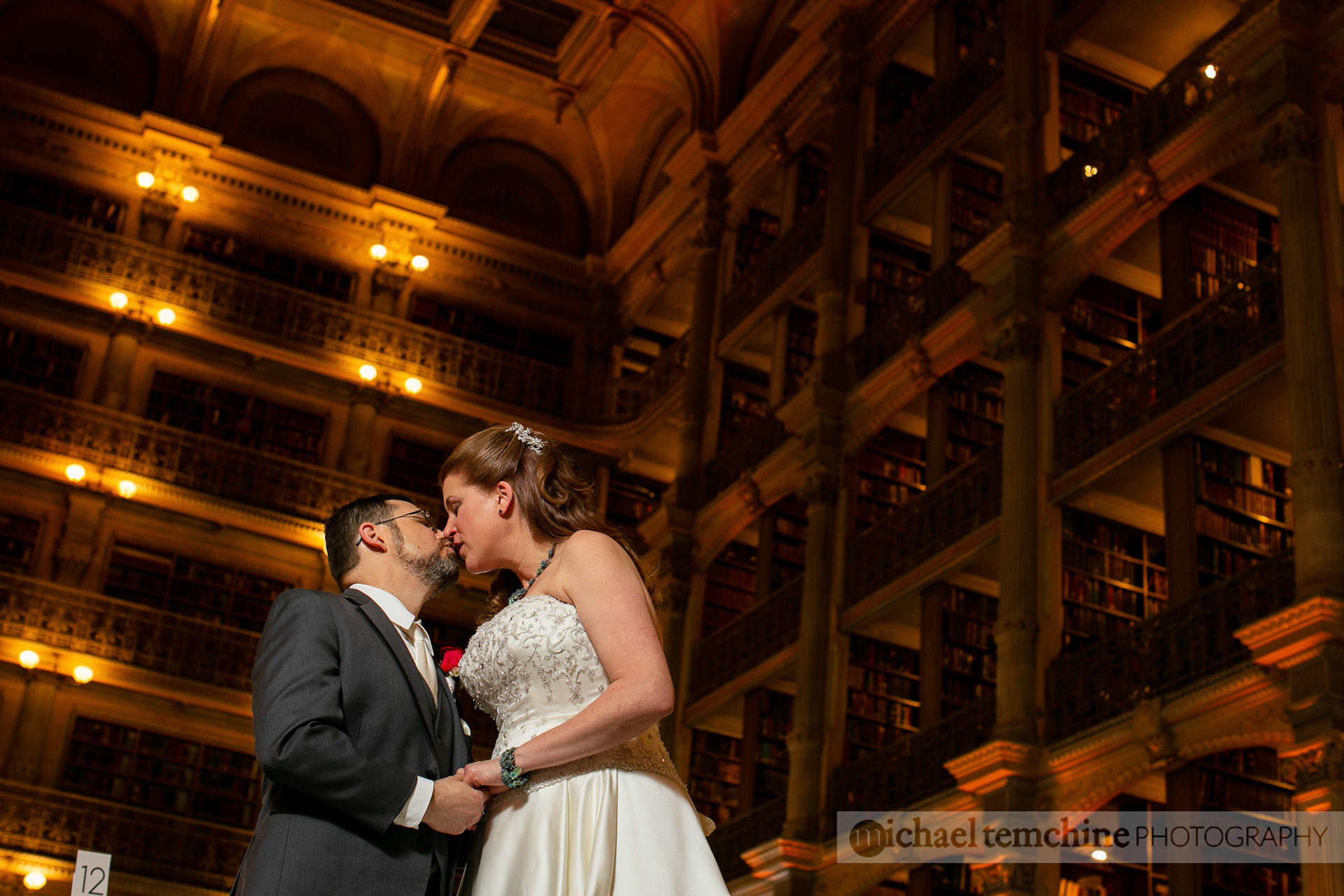Denise and Sylvain's Peabody Institute wedding on March 2, 2019 in Baltimore, MD