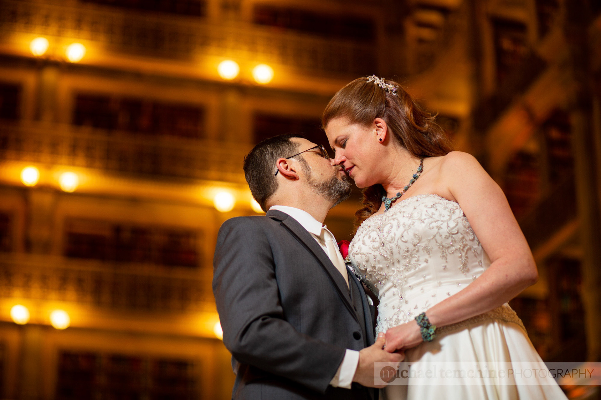 Denise and Sylvain's Peabody Institute wedding on March 2, 2019 in Baltimore, MD