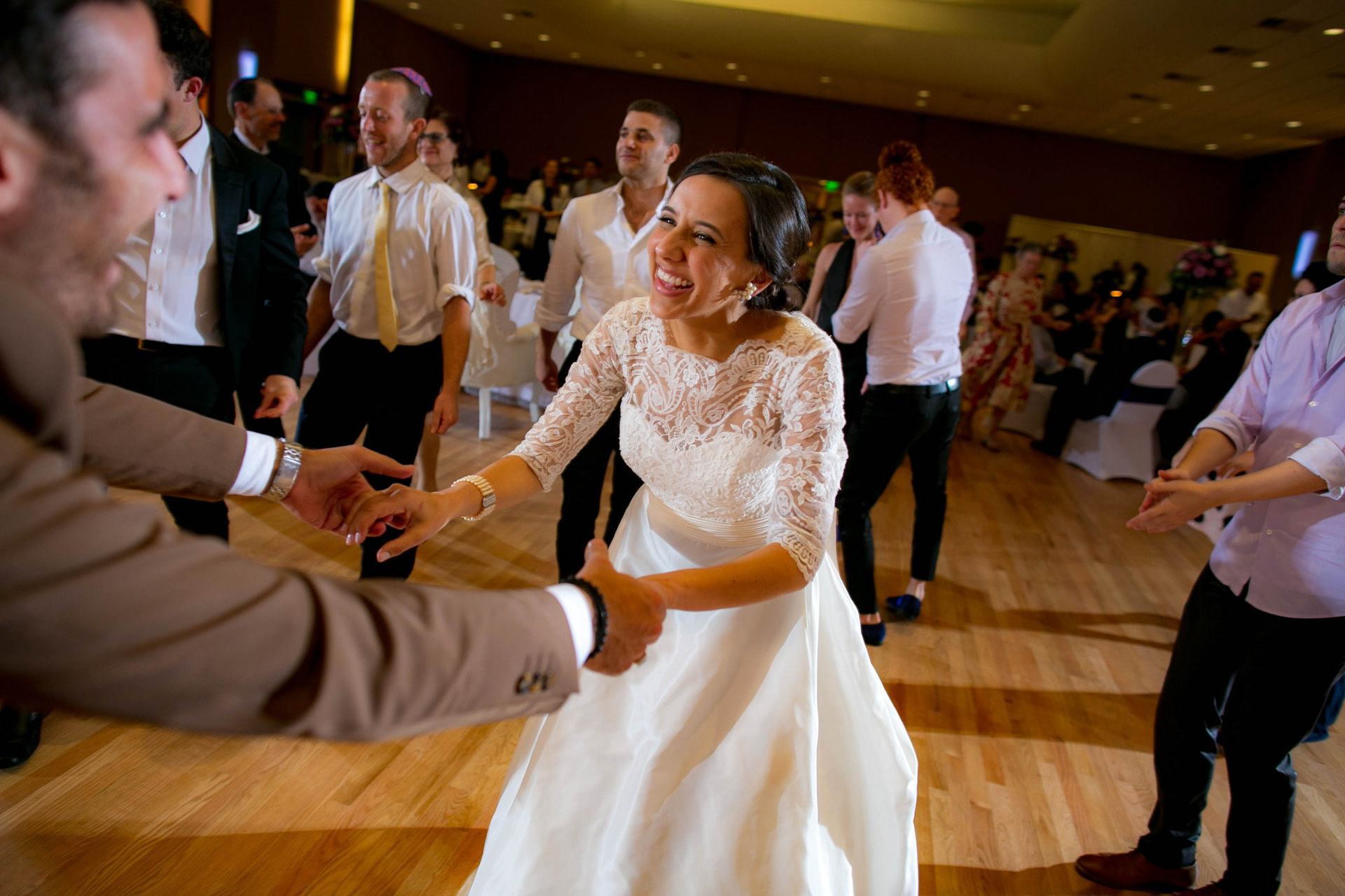Belen and Barry wed at Beth Tfiloh on Sunday, October 7, 2018.